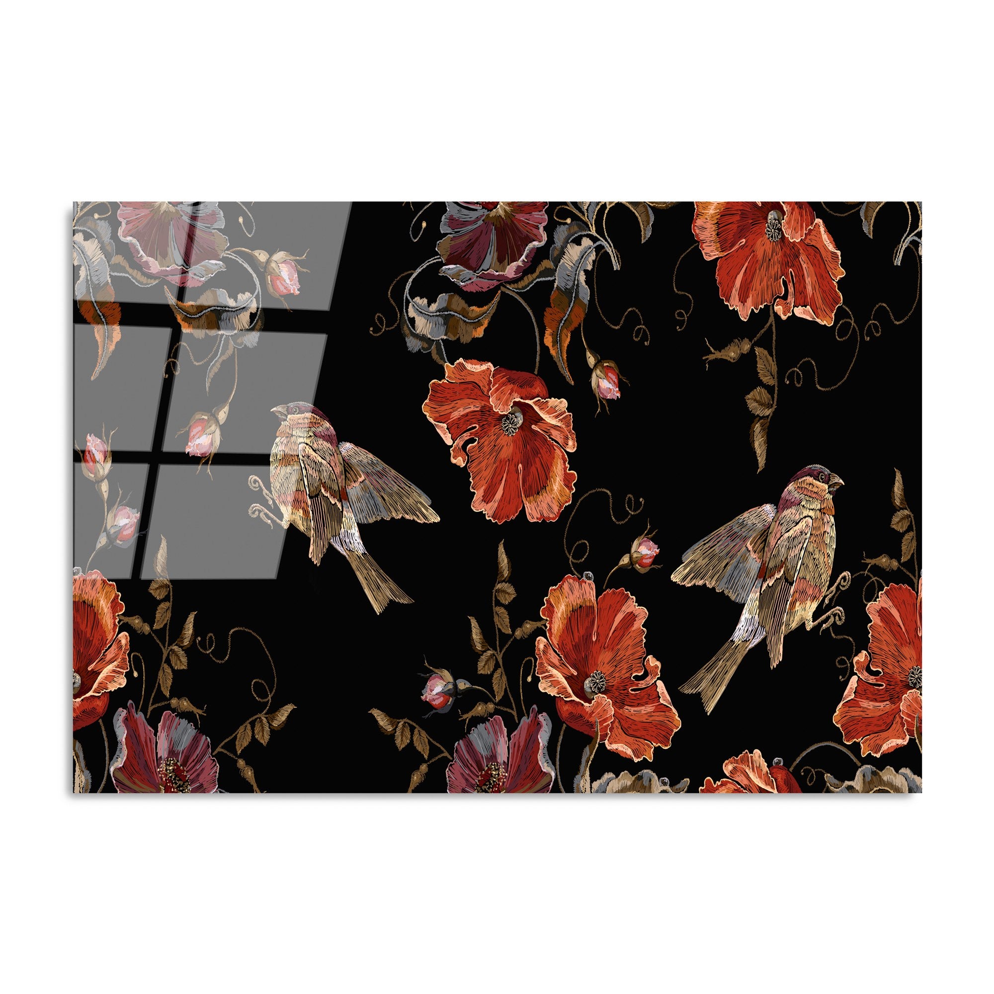 Quadro Decorativo em Vidro Temperado 70 x 100 cm (4 mm) – Multicolor | UV-178