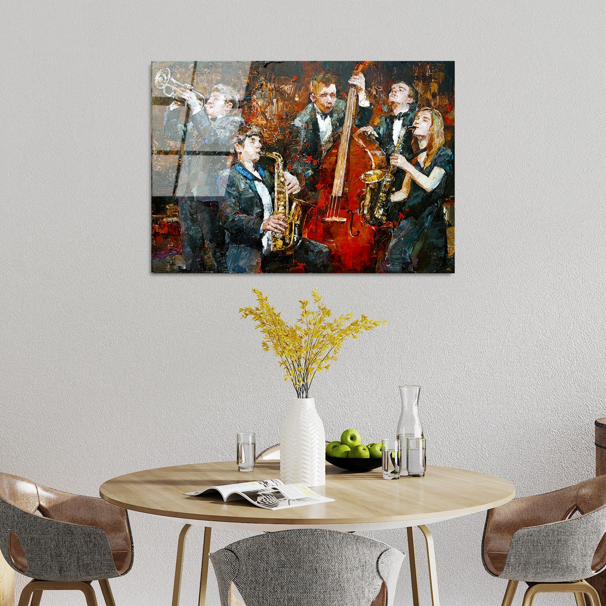 Quadro Decorativo em Vidro Temperado UV-180, 70 x 100 cm, Multicolor, 4 mm