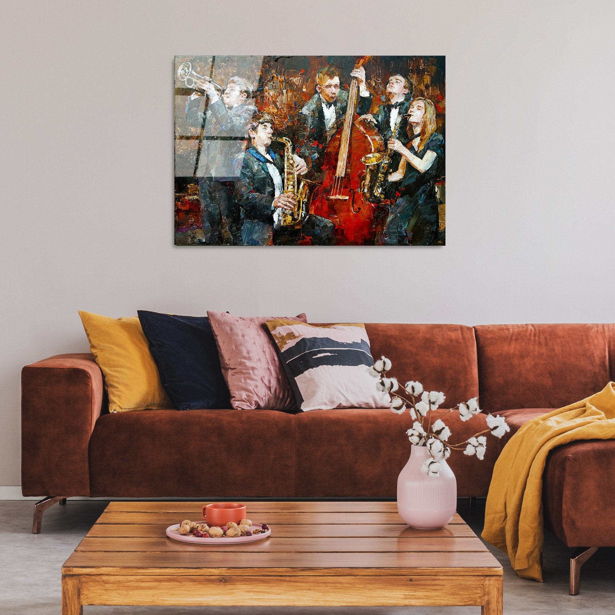 Quadro Decorativo em Vidro Temperado UV-180, 70 x 100 cm, Multicolor, 4 mm