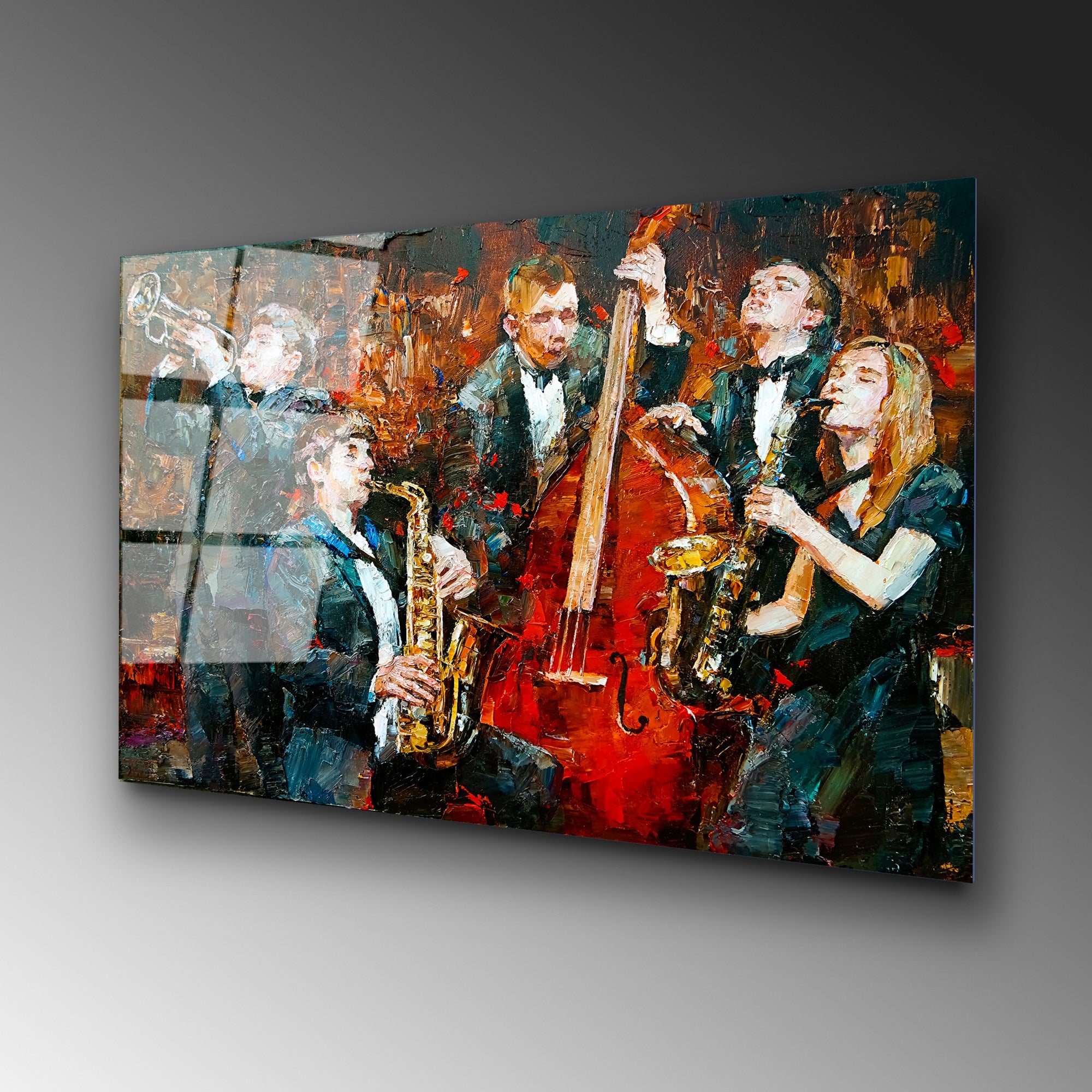 Quadro Decorativo em Vidro Temperado UV-180, 70 x 100 cm, Multicolor, 4 mm