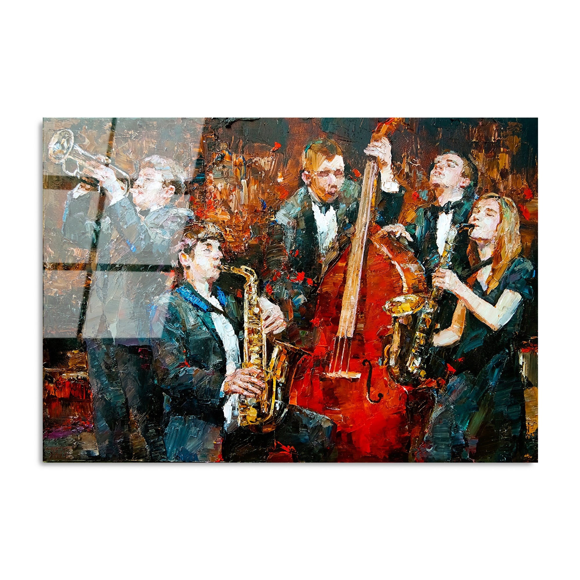 Quadro Decorativo em Vidro Temperado UV-180, 70 x 100 cm, Multicolor, 4 mm