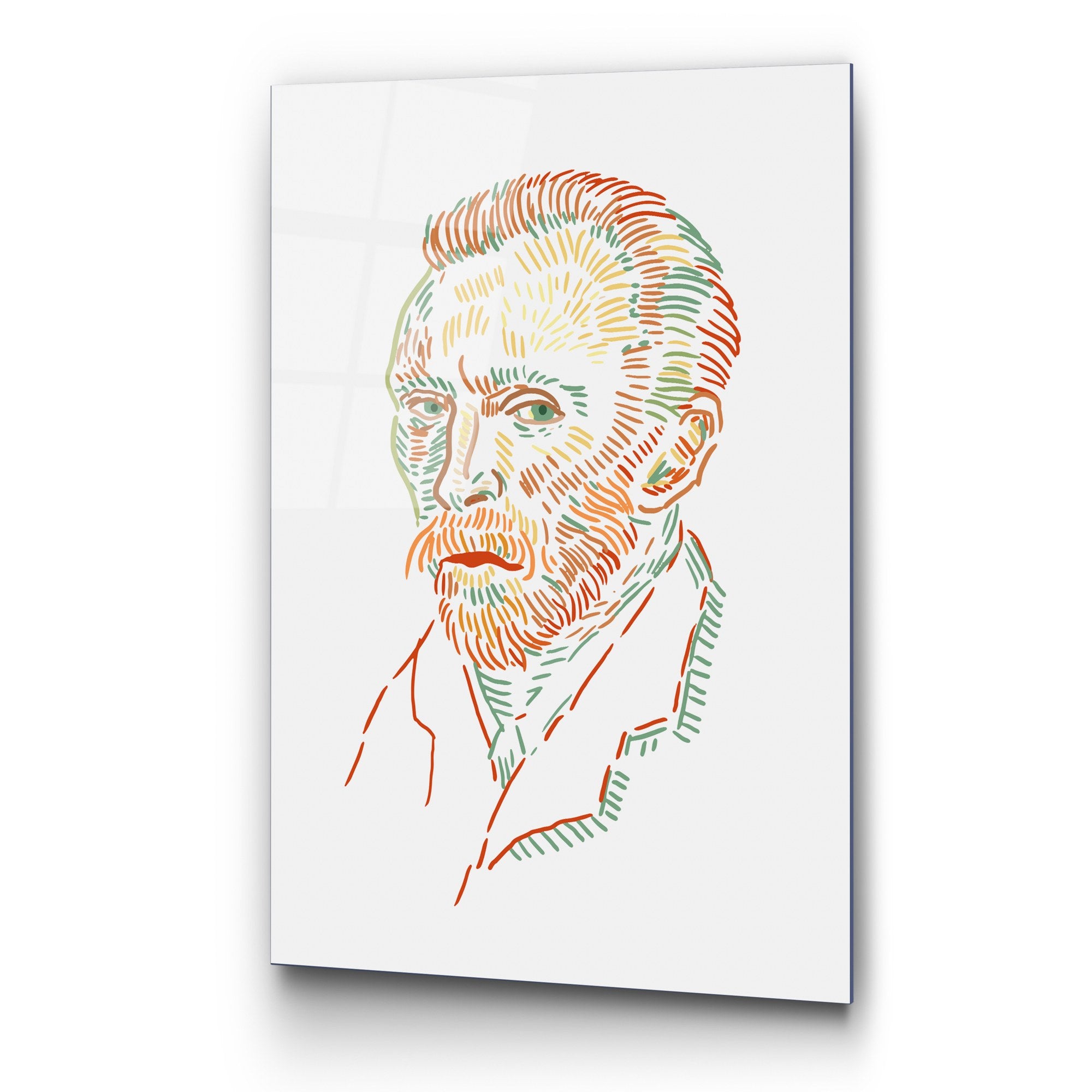 Quadro Decorativo em Vidro Temperado Multicolor UV-182 (70 x 100 cm, 4 mm)