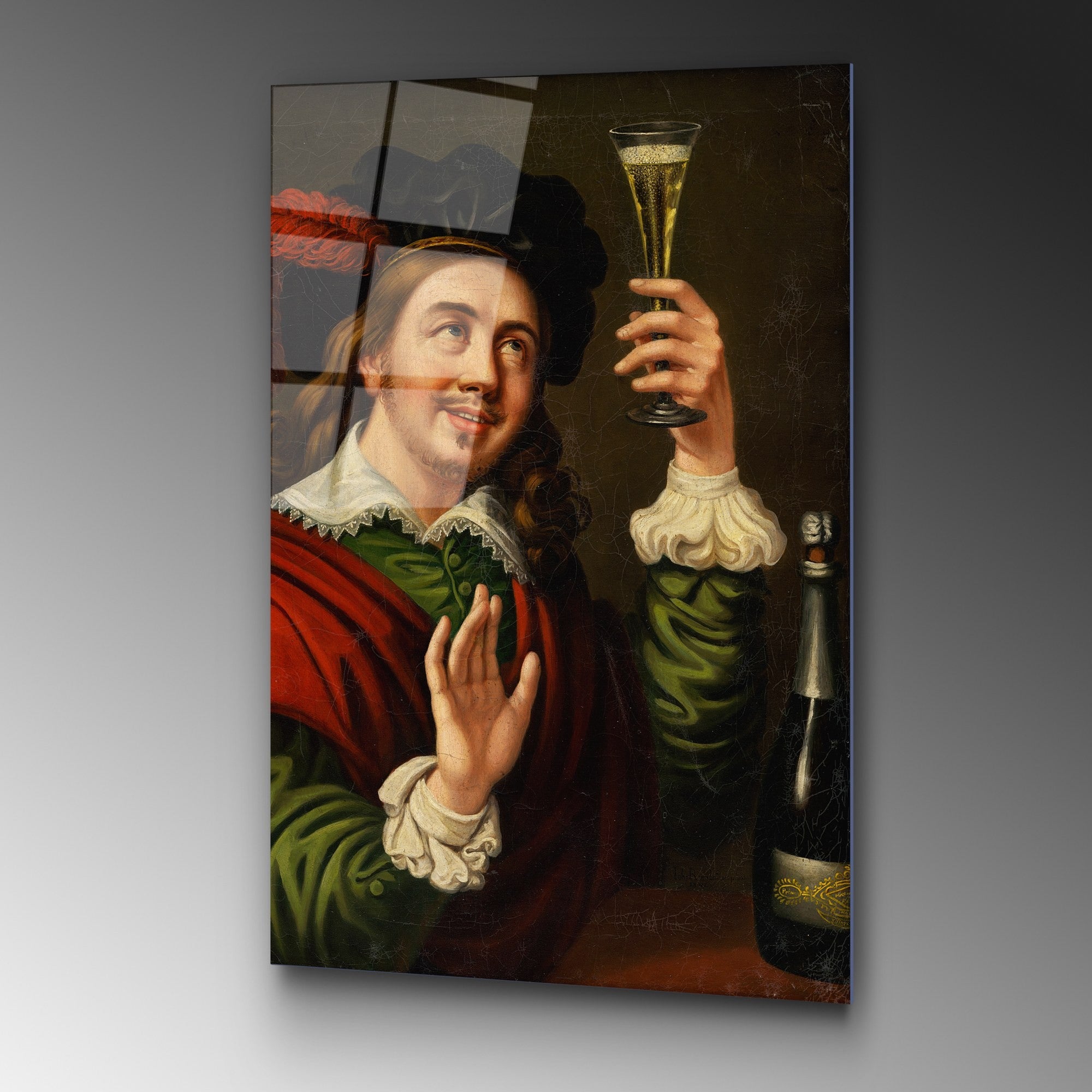 Quadro Decorativo em Vidro Temperado UV-184, Multicolor, 70x100 cm, 4 mm