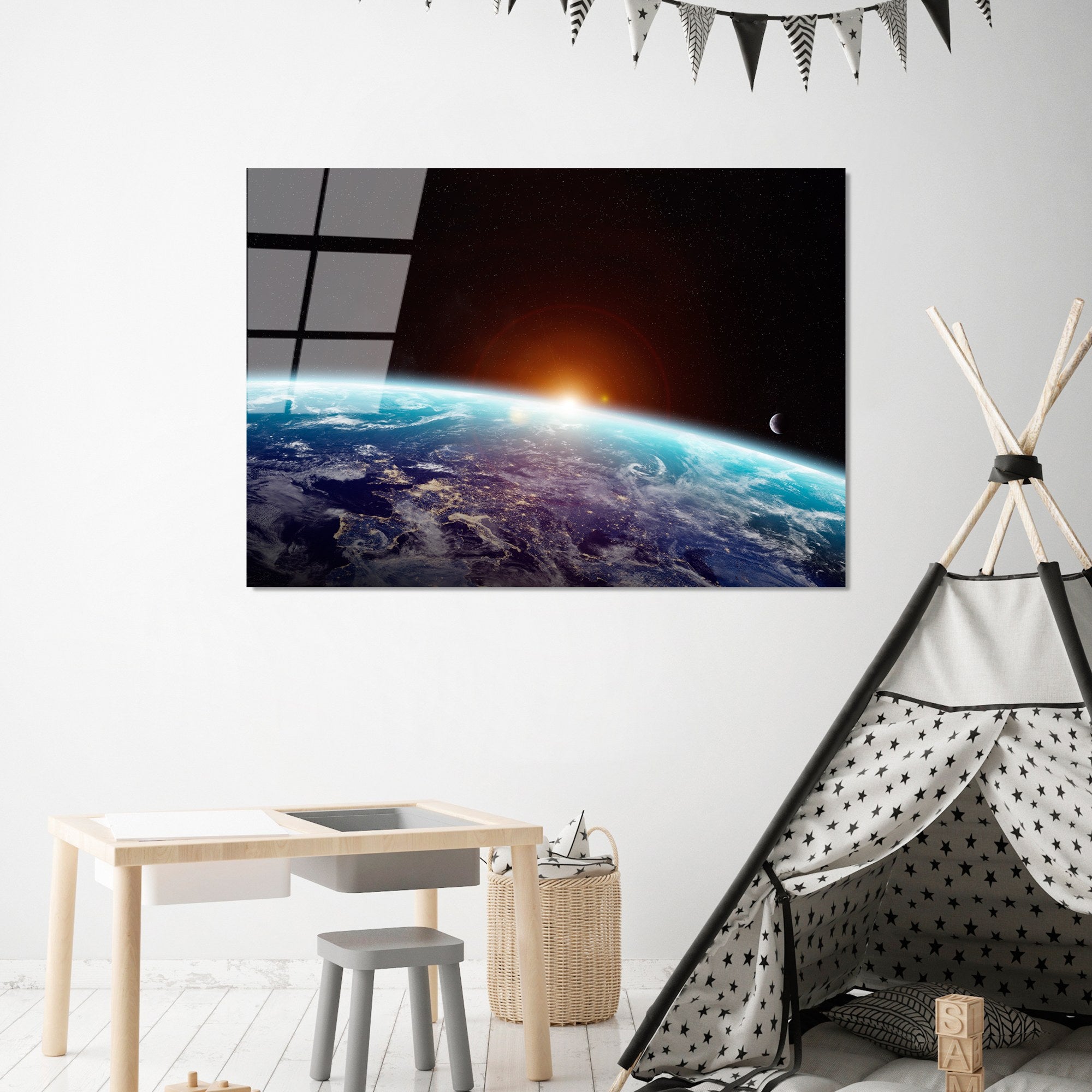 Quadro Decorativo em Vidro Temperado UV-188, Multicor, 70 x 100 cm (4 mm)