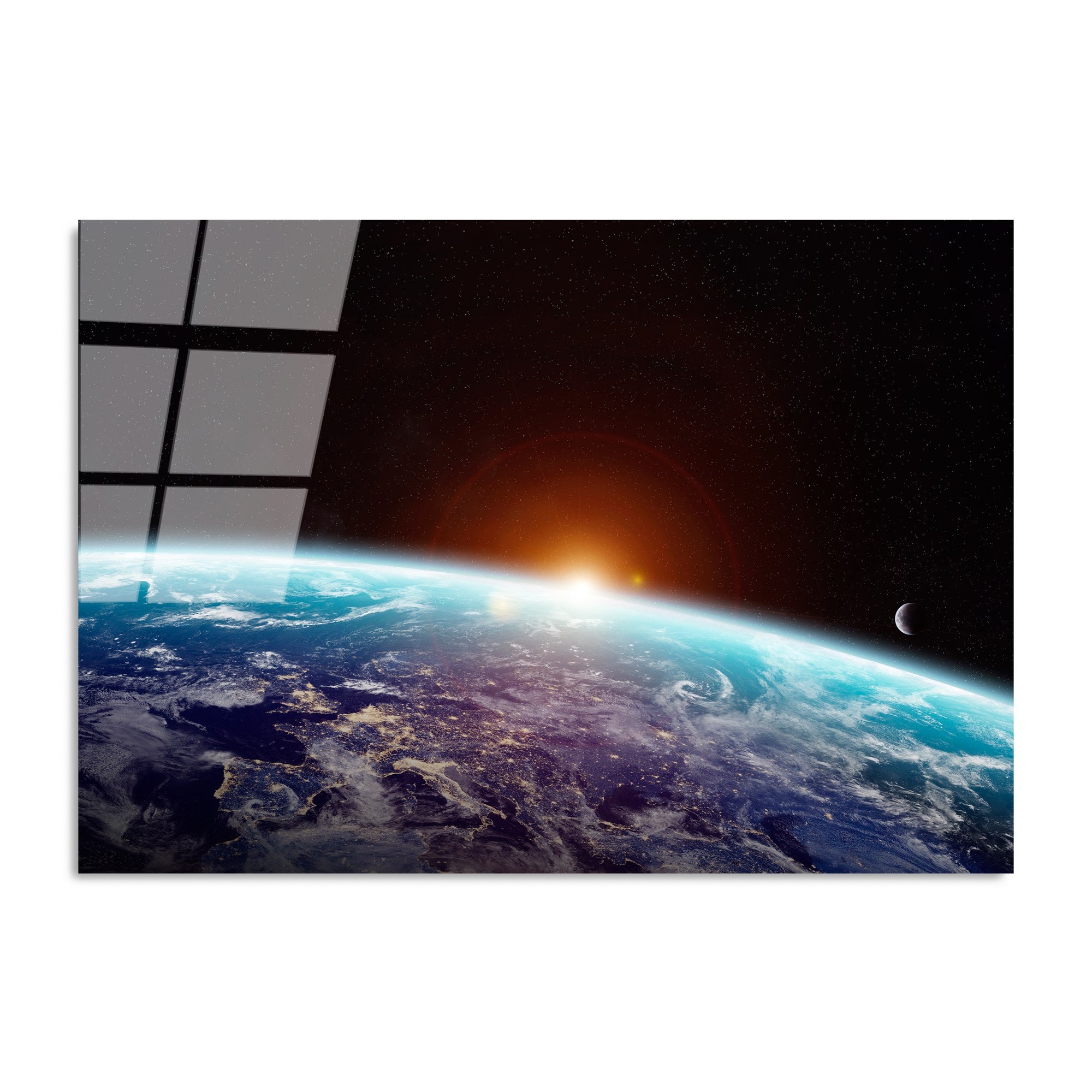 Quadro Decorativo em Vidro Temperado UV-188, Multicor, 70 x 100 cm (4 mm)