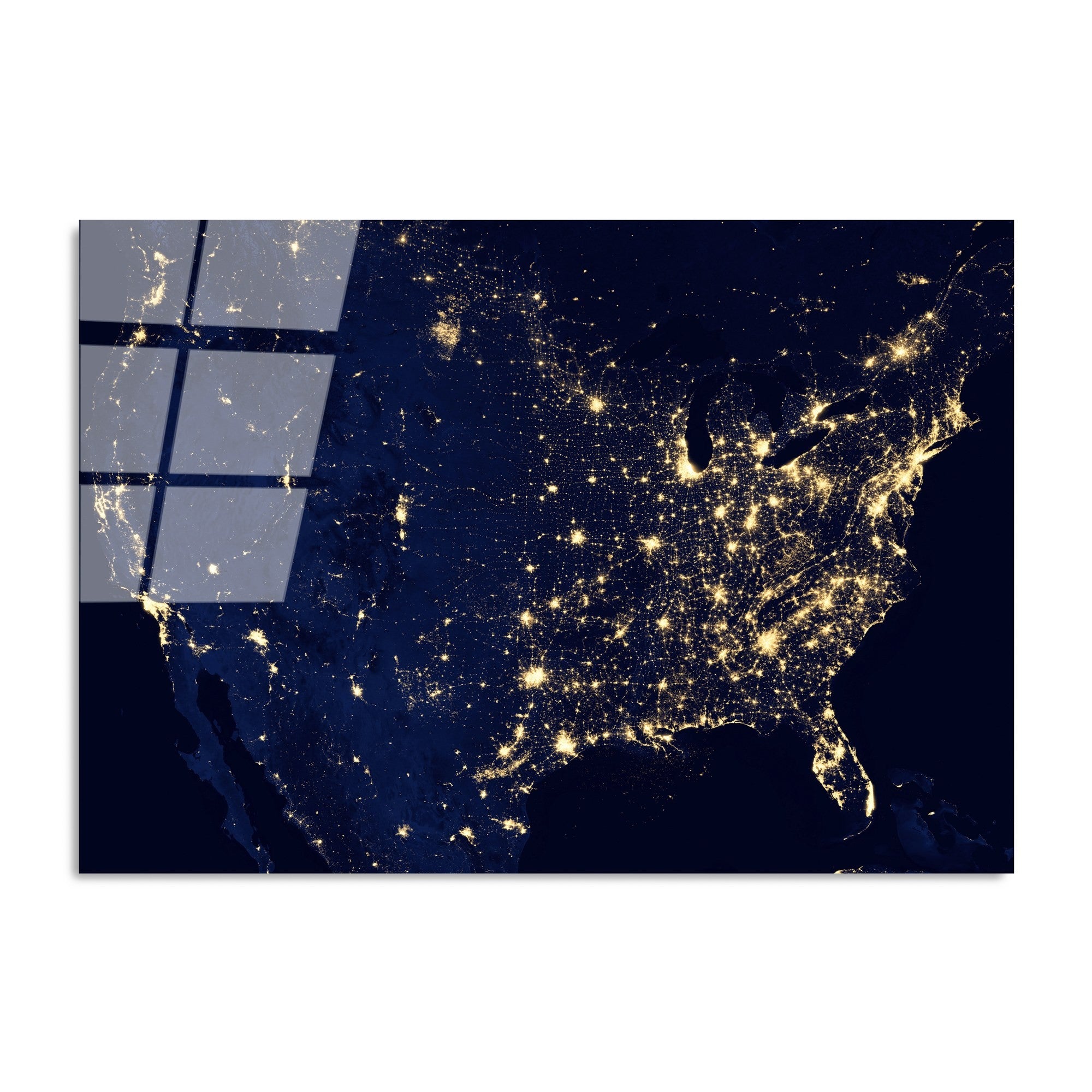 Quadro Decorativo em Vidro Temperado 4 mm Multicolor 70 x 100 cm – UV-190