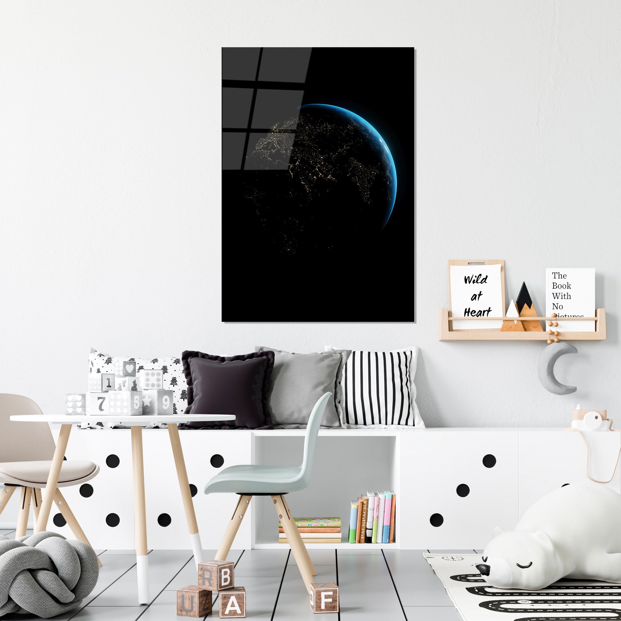 Quadro Decorativo em Vidro Temperado Multicolor UV-192, 70 x 100 cm, 4 mm