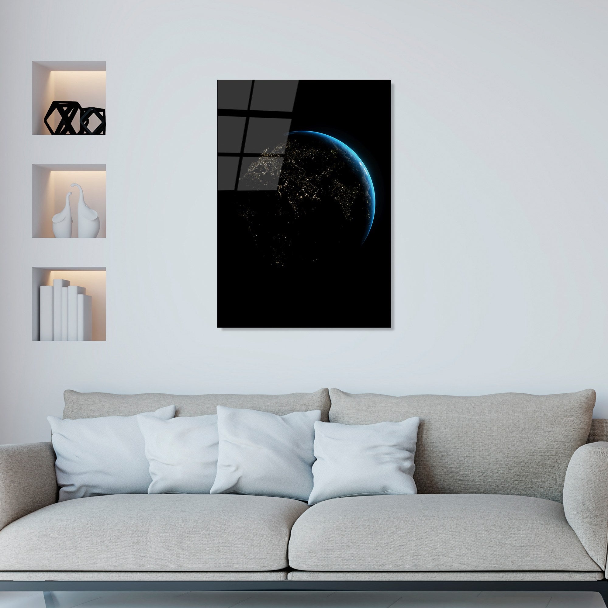 Quadro Decorativo em Vidro Temperado Multicolor UV-192, 70 x 100 cm, 4 mm