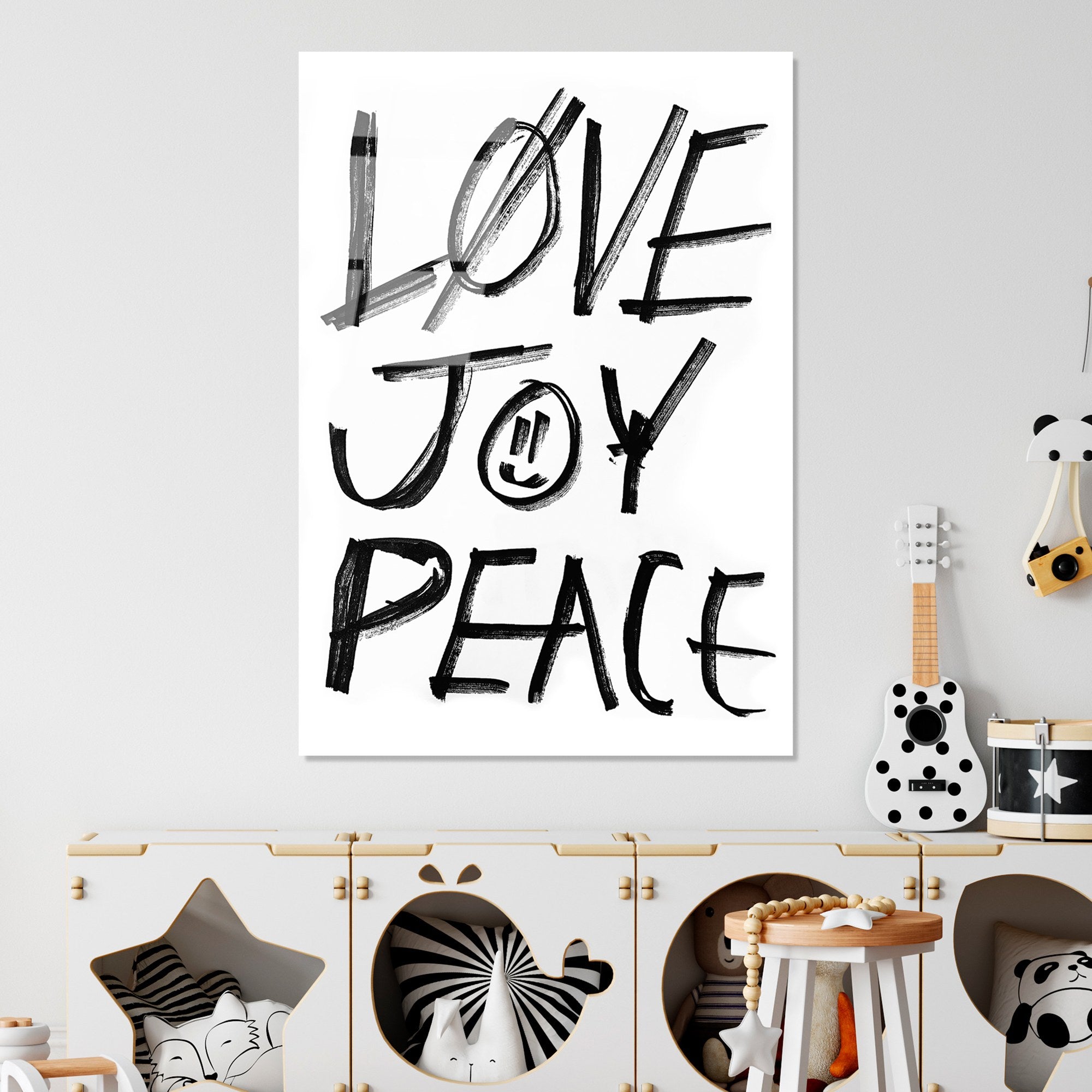 Quadro Decorativo em Vidro 100% Temperado UV-194, 70x100 cm, Multicolor, 4 mm