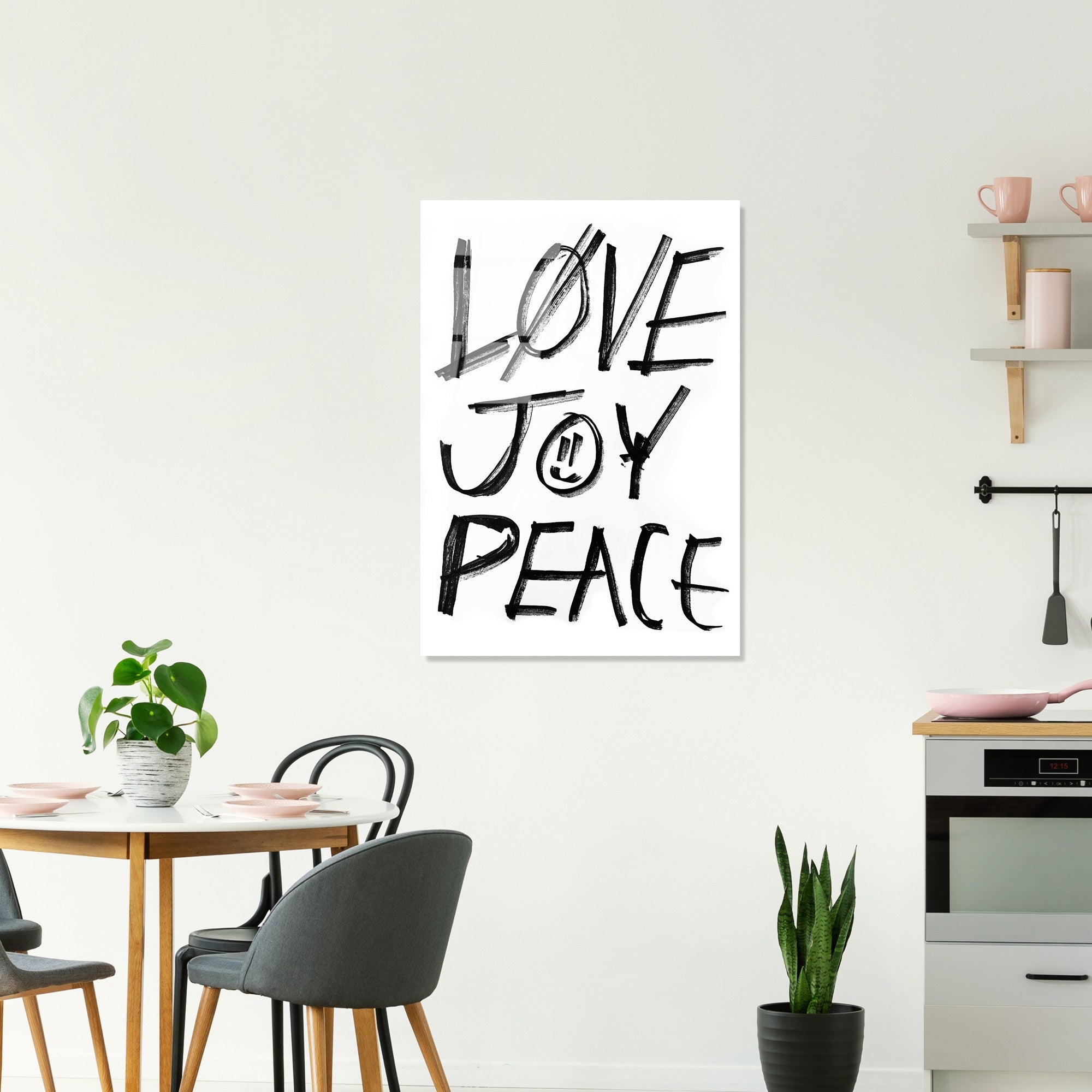 Quadro Decorativo em Vidro 100% Temperado UV-194, 70x100 cm, Multicolor, 4 mm