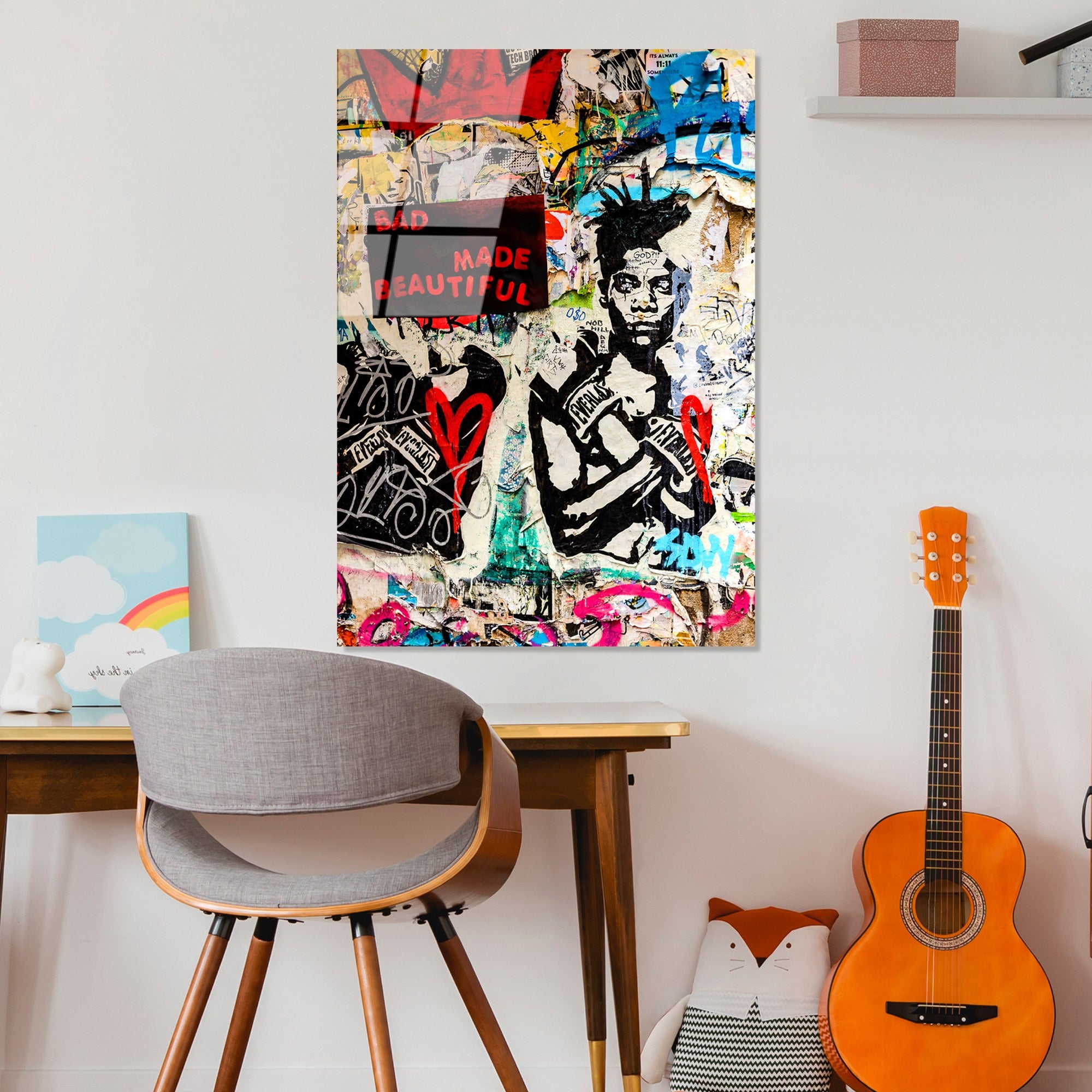 Quadro Decorativo em Vidro Temperado Multicolor UV-195, 70 x 100 cm, 4 mm