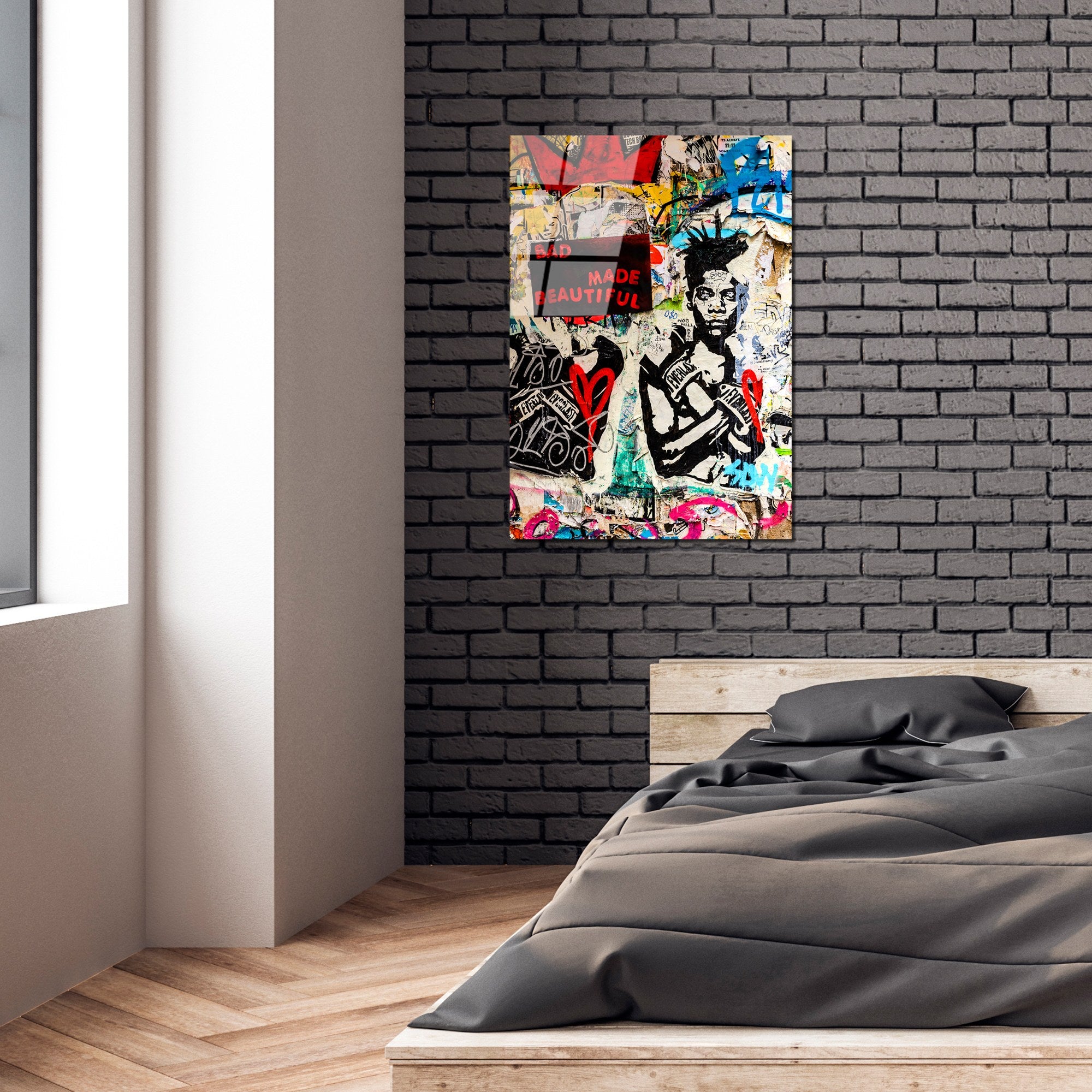 Quadro Decorativo em Vidro Temperado Multicolor UV-195, 70 x 100 cm, 4 mm