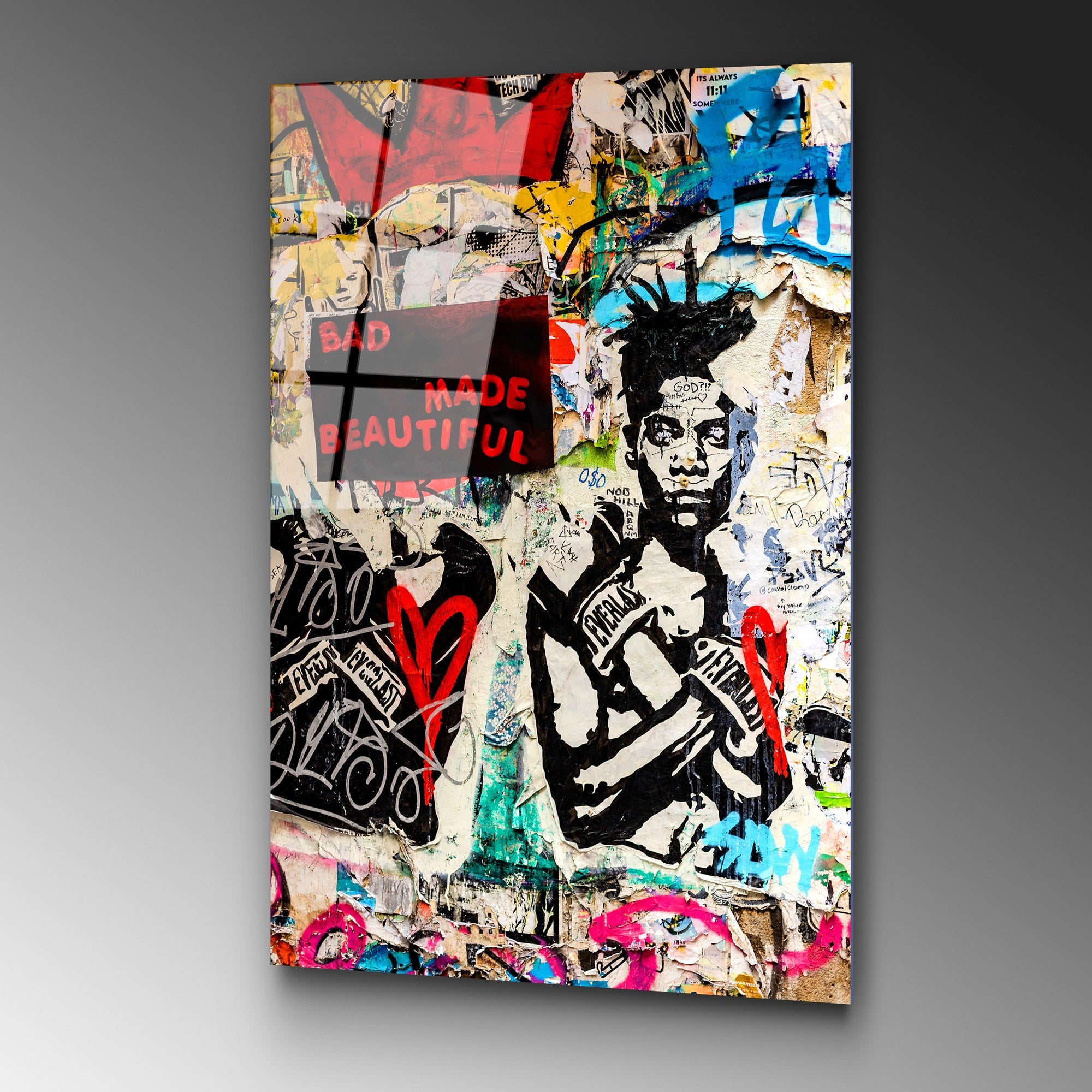 Quadro Decorativo em Vidro Temperado Multicolor UV-195, 70 x 100 cm, 4 mm