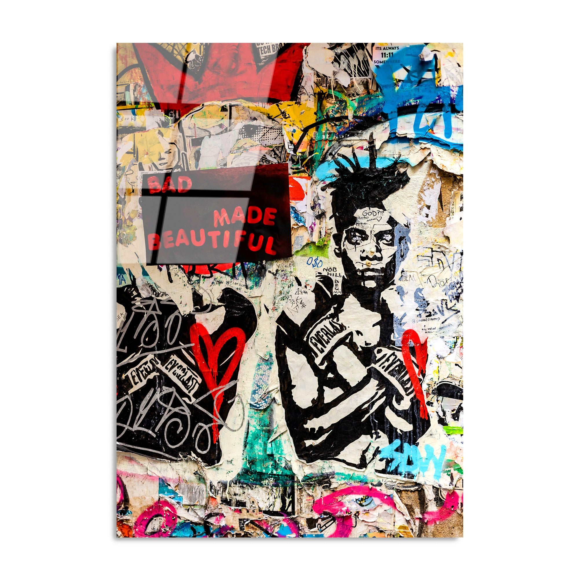 Quadro Decorativo em Vidro Temperado Multicolor UV-195, 70 x 100 cm, 4 mm