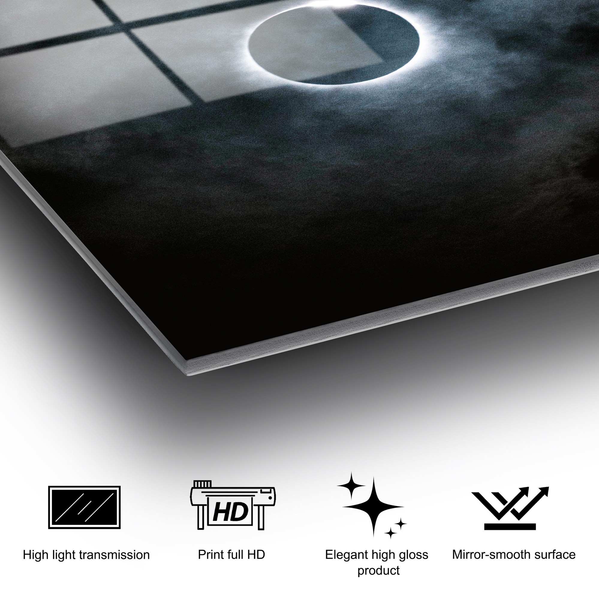 Quadro Decorativo em Vidro Temperado Multicolor 70 x 100 cm (4 mm) – UV-199 | 123BZM1262