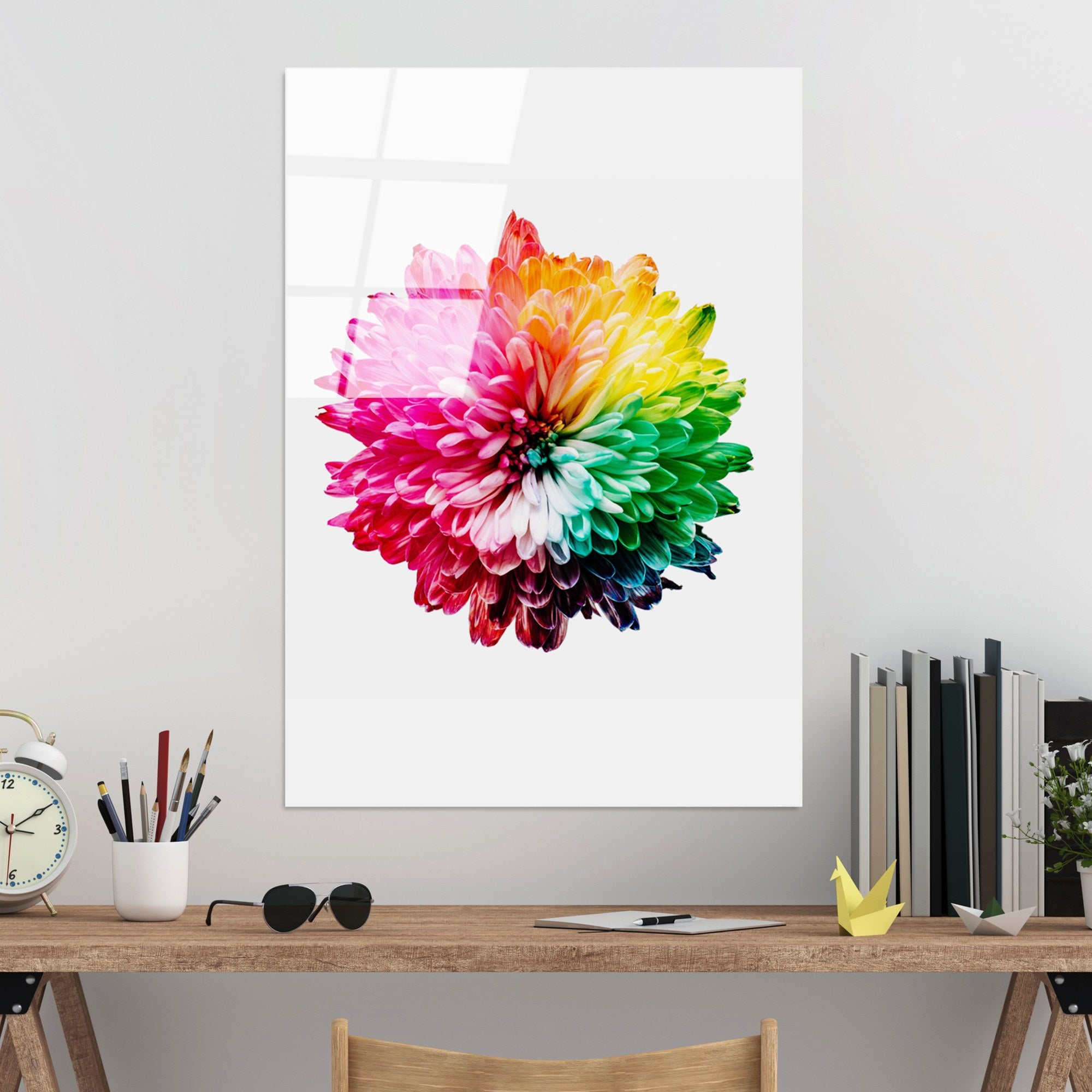 Quadro Decorativo em Vidro Temperado UV-202 70x100 cm — Multicolor, 100% Vidro Temperado 4 mm