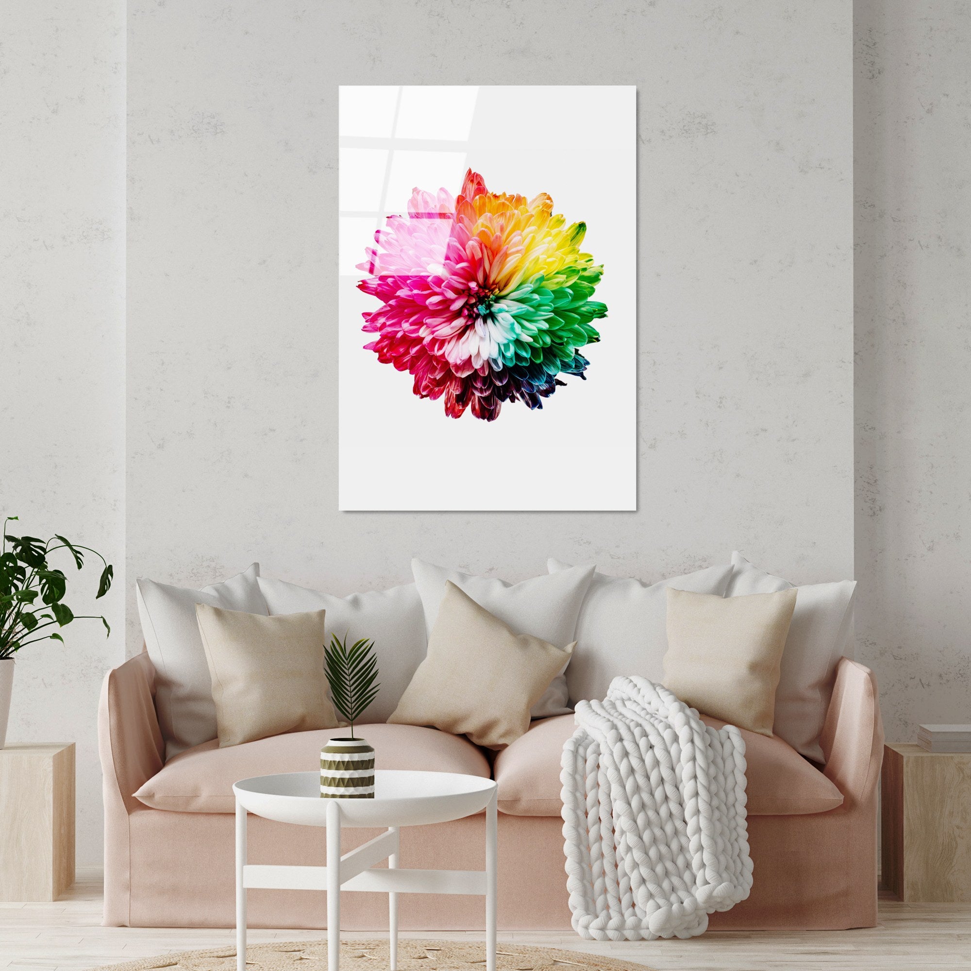 Quadro Decorativo em Vidro Temperado UV-202 70x100 cm — Multicolor, 100% Vidro Temperado 4 mm