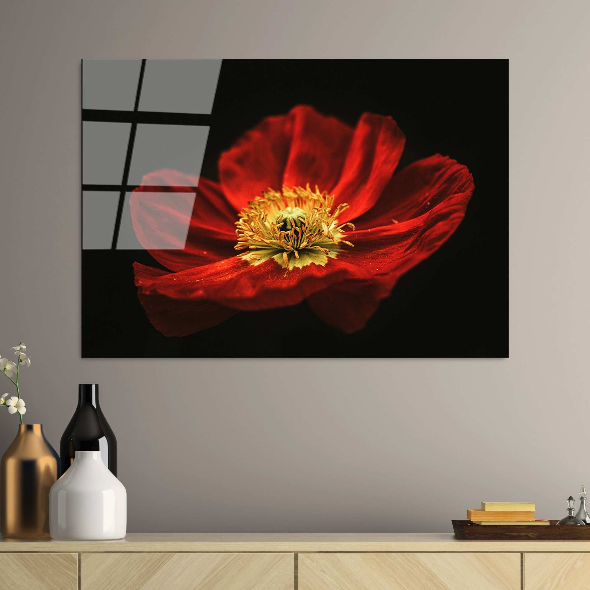 Quadro Decorativo em Vidro 100% Temperado UV-204, Multicolor, 70 x 100 cm (4 mm)