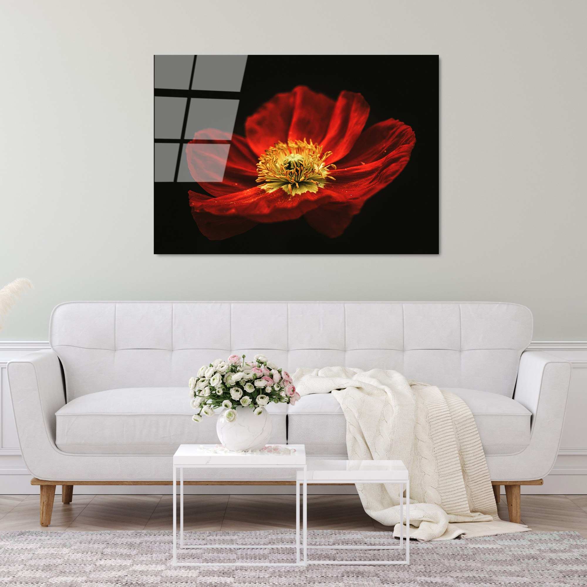 Quadro Decorativo em Vidro 100% Temperado UV-204, Multicolor, 70 x 100 cm (4 mm)