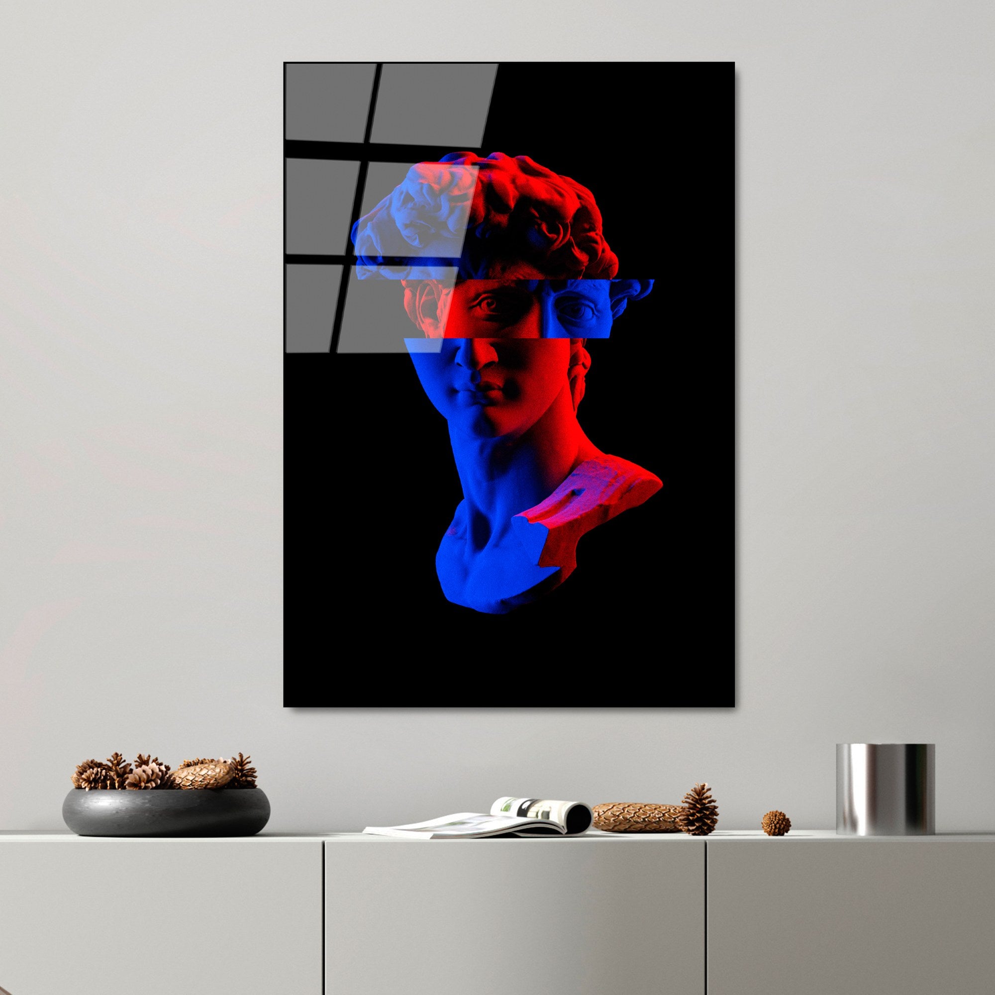 Quadro Decorativo em Vidro Temperado UV-205, 70x100 cm, Multicor (4 mm)