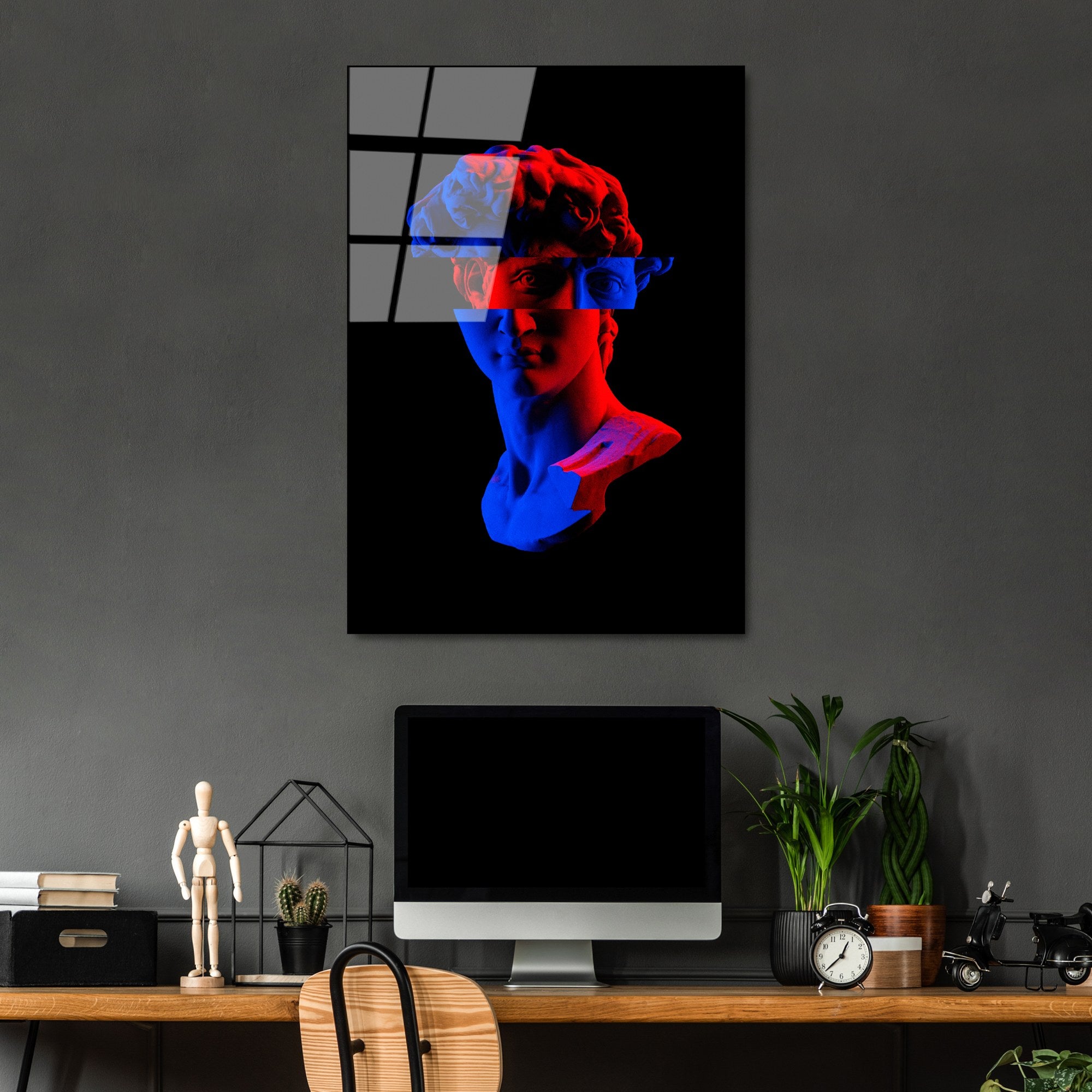 Quadro Decorativo em Vidro Temperado UV-205, 70x100 cm, Multicor (4 mm)