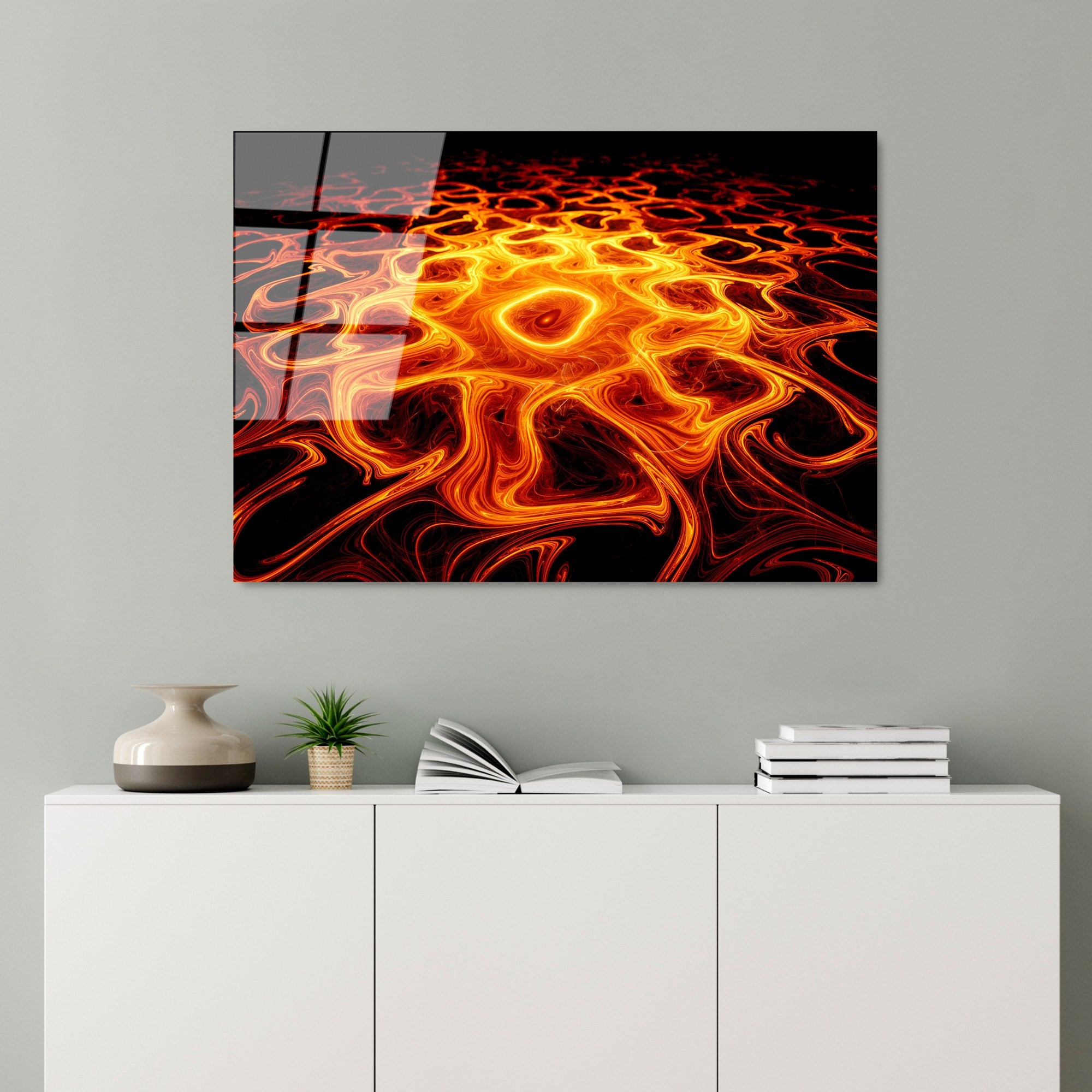 Quadro Decorativo em Vidro Temperado UV-208 70x100 cm, Multicolor – Espessura 4 mm