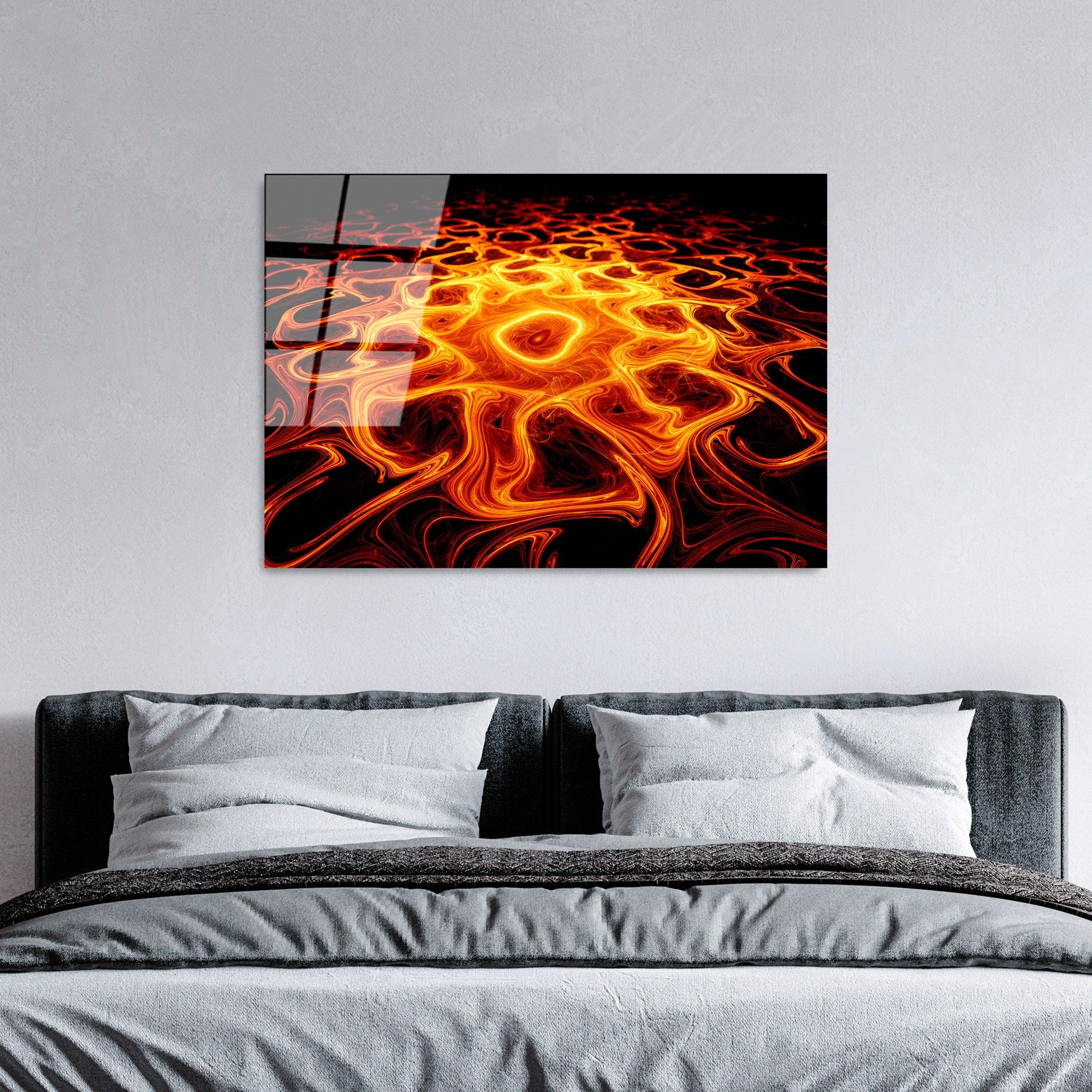 Quadro Decorativo em Vidro Temperado UV-208 70x100 cm, Multicolor – Espessura 4 mm