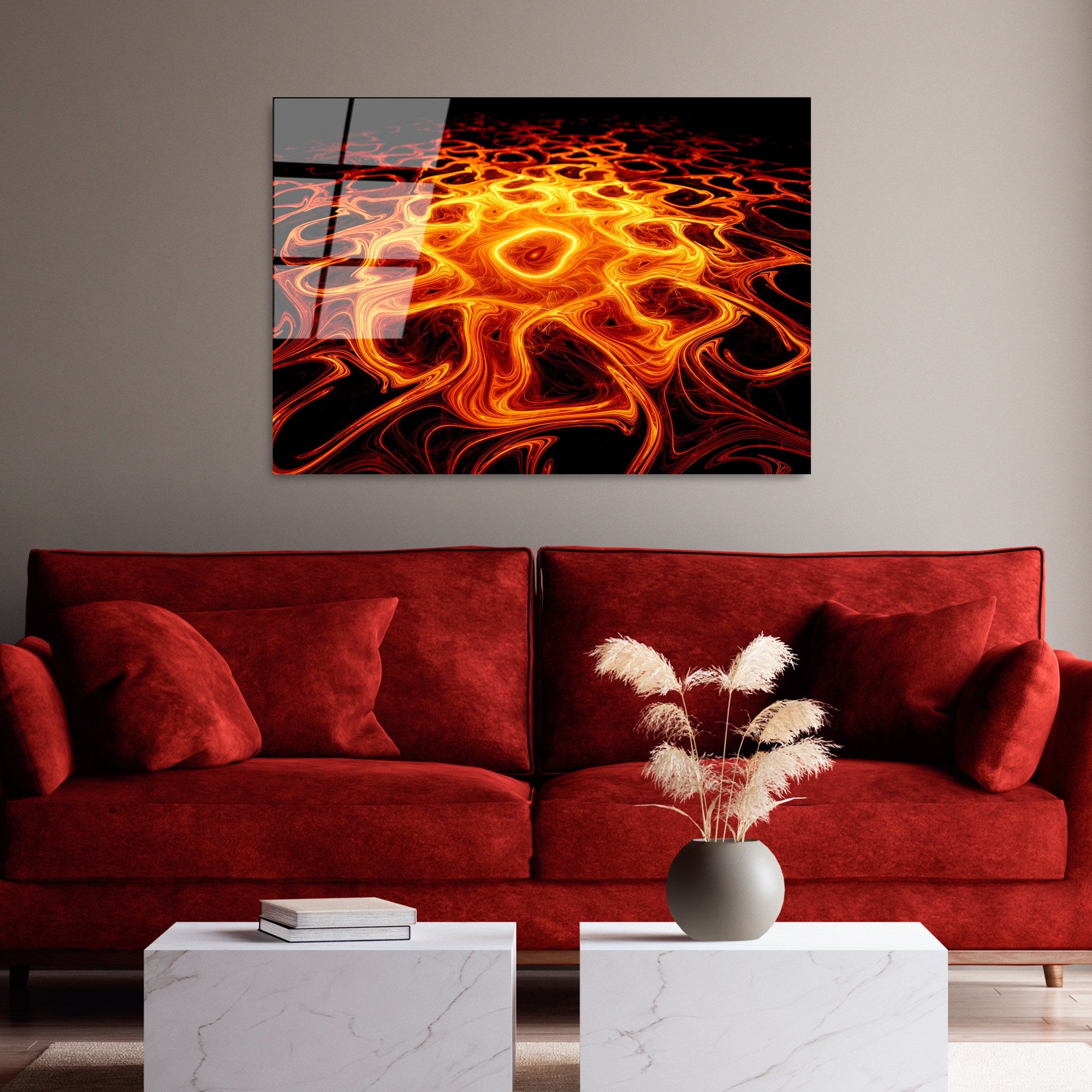 Quadro Decorativo em Vidro Temperado UV-208 70x100 cm, Multicolor – Espessura 4 mm