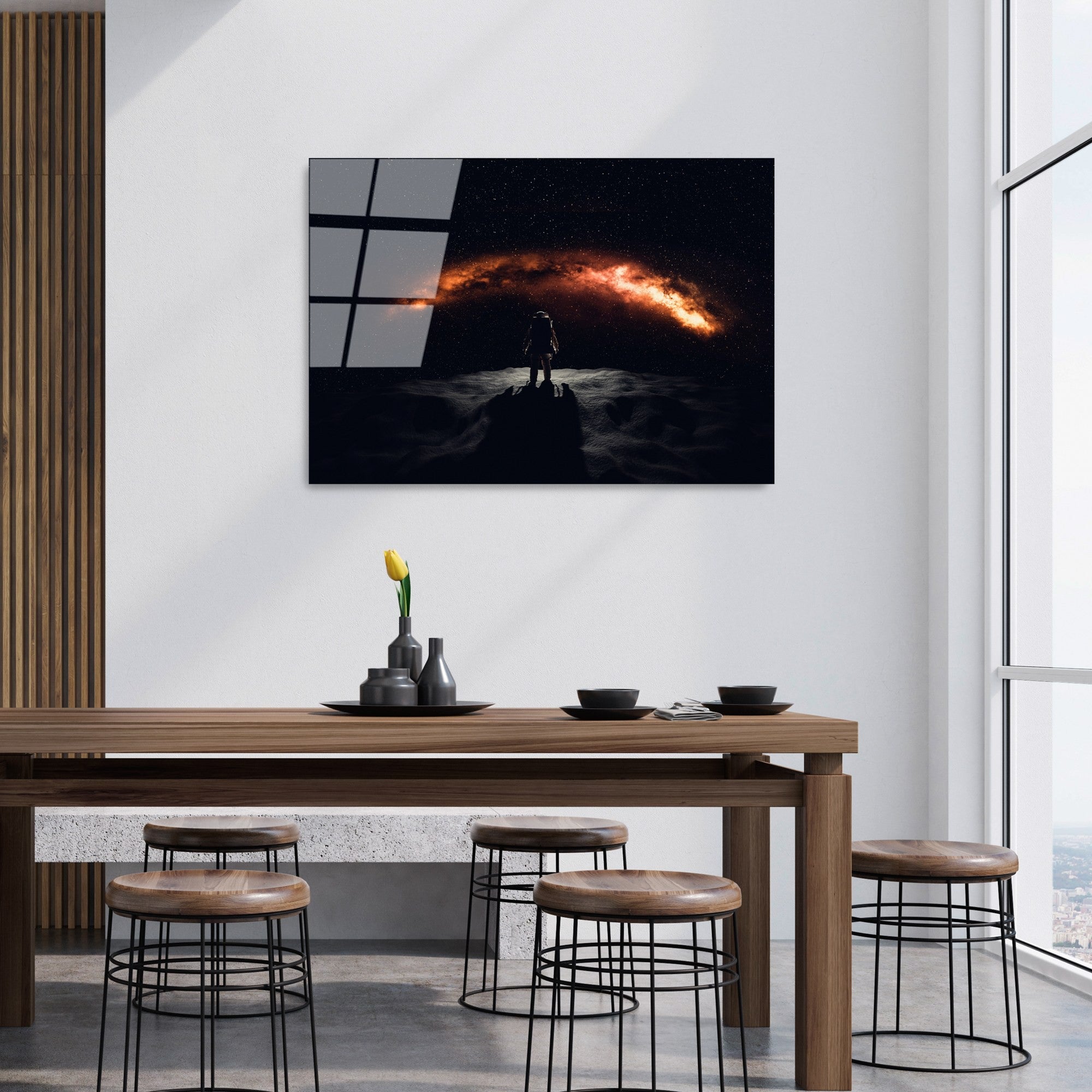 Quadro Decorativo em Vidro Temperado UV-209, 70 x 100 cm, Multicolor, 4 mm