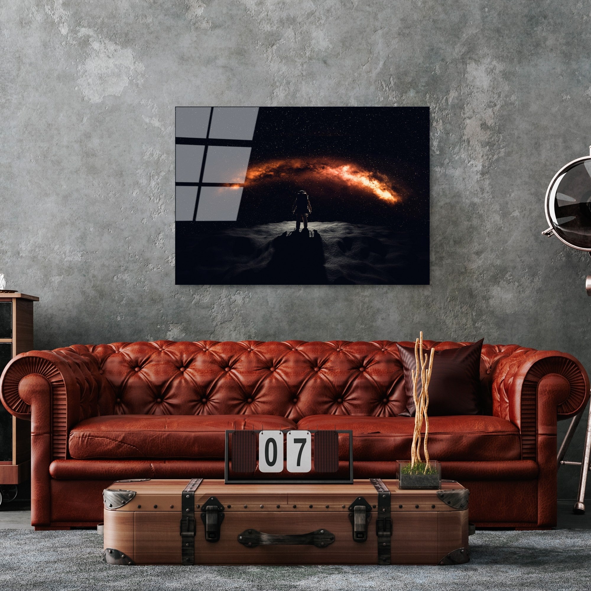 Quadro Decorativo em Vidro Temperado UV-209, 70 x 100 cm, Multicolor, 4 mm