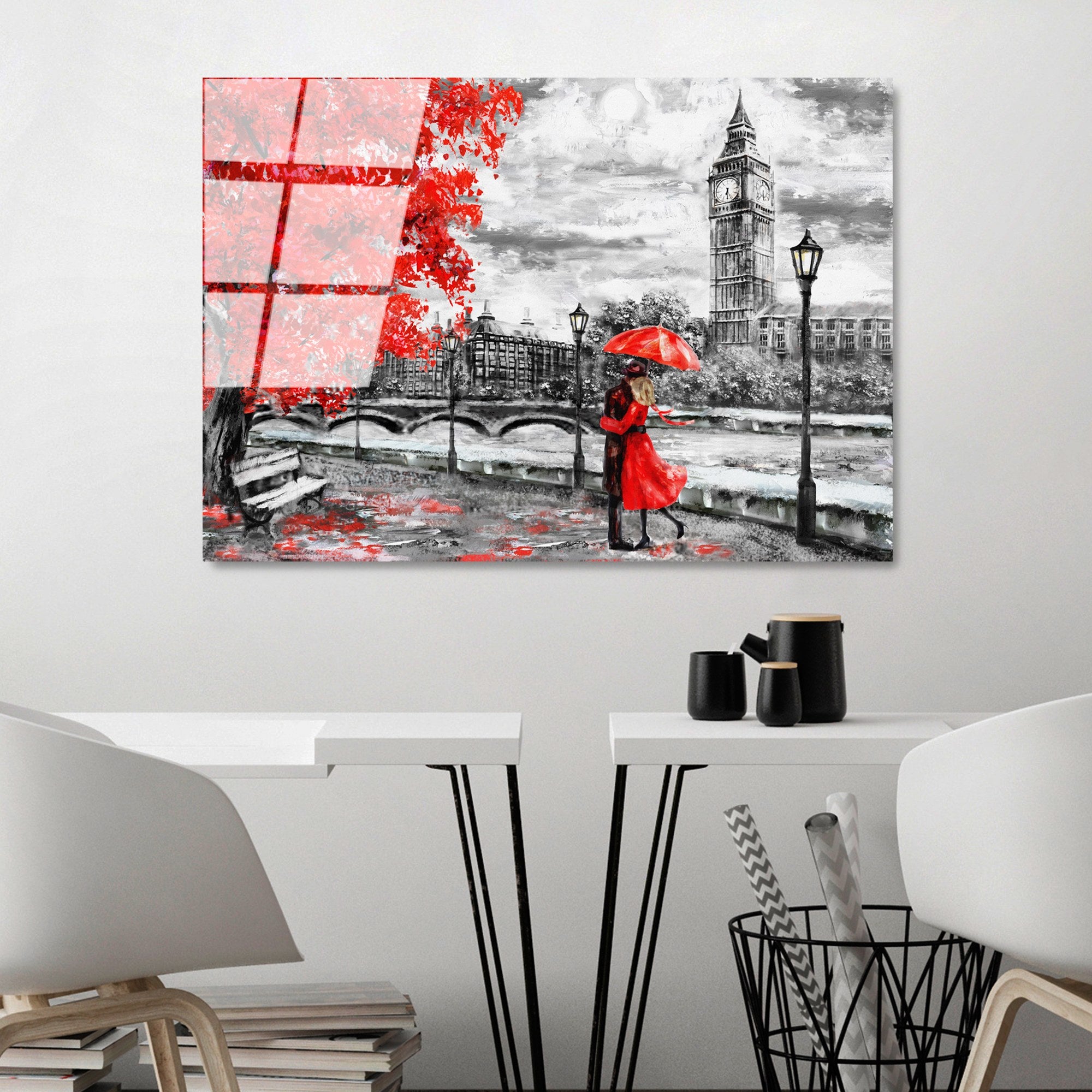 Quadro Decorativo em Vidro Temperado 70x100 cm (4 mm) UV-213 – Multicolor