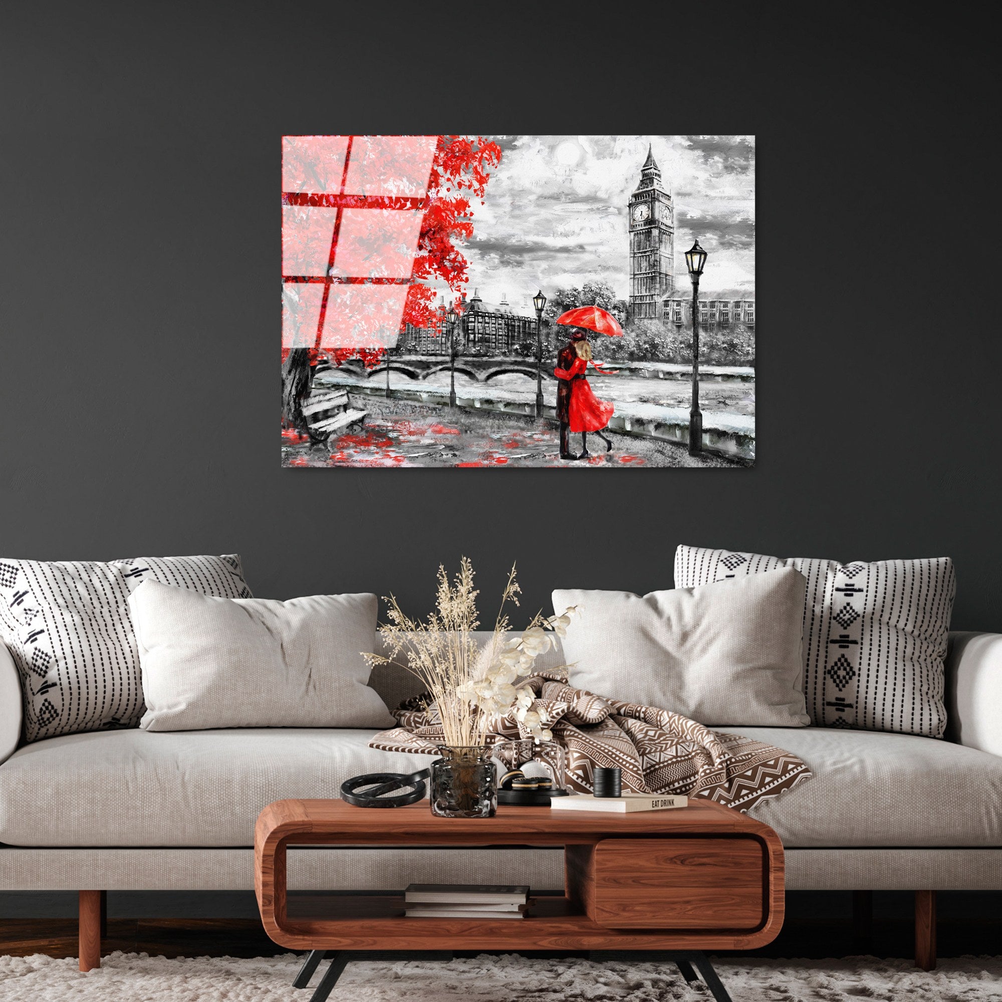 Quadro Decorativo em Vidro Temperado 70x100 cm (4 mm) UV-213 – Multicolor