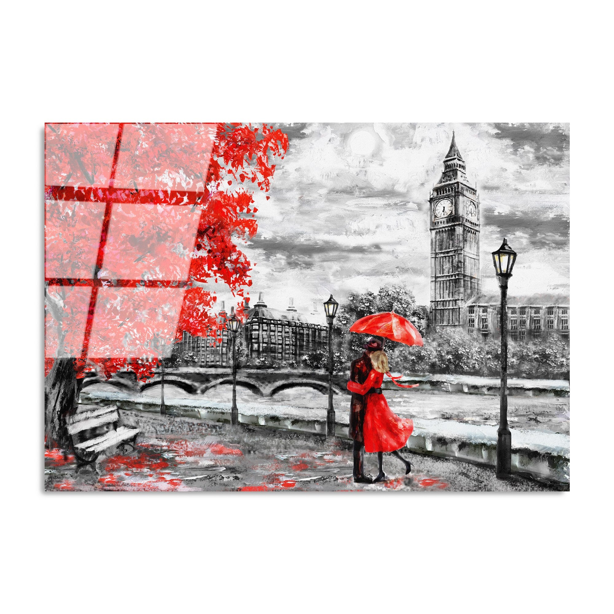 Quadro Decorativo em Vidro Temperado 70x100 cm (4 mm) UV-213 – Multicolor