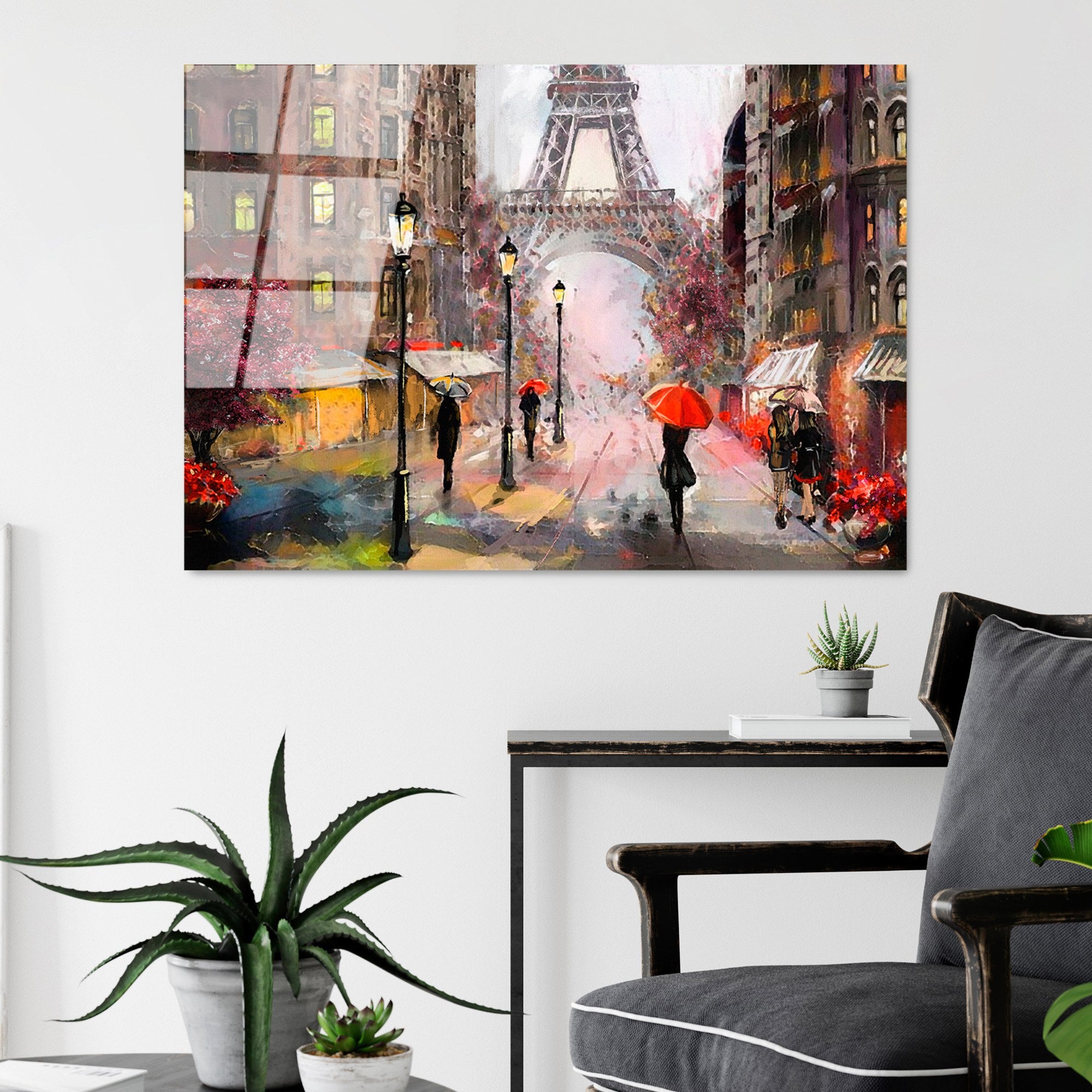 Quadro Decorativo em Vidro 100% Temperado UV-215, 70 x 100 cm, Multicolor (4 mm)