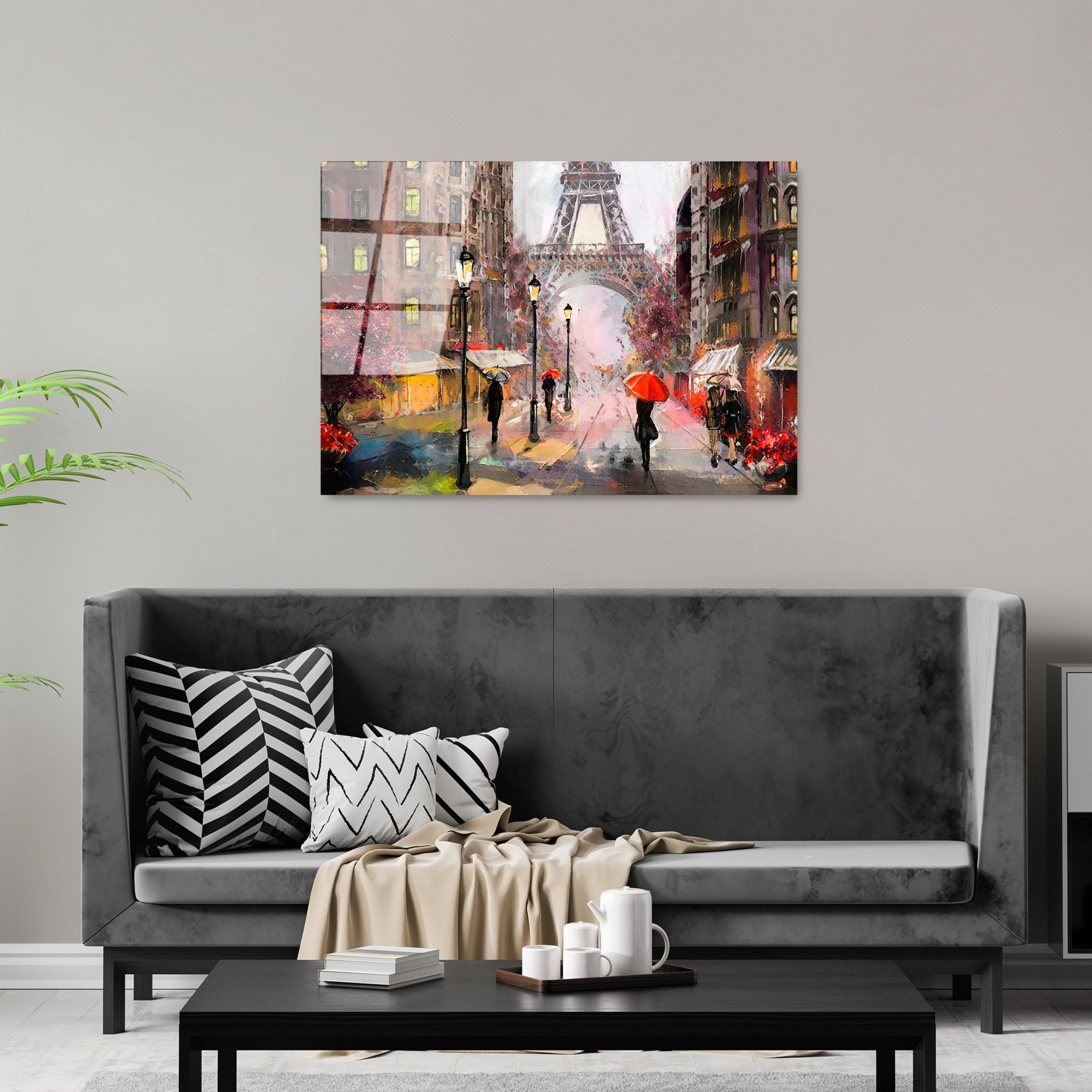 Quadro Decorativo em Vidro 100% Temperado UV-215, 70 x 100 cm, Multicolor (4 mm)