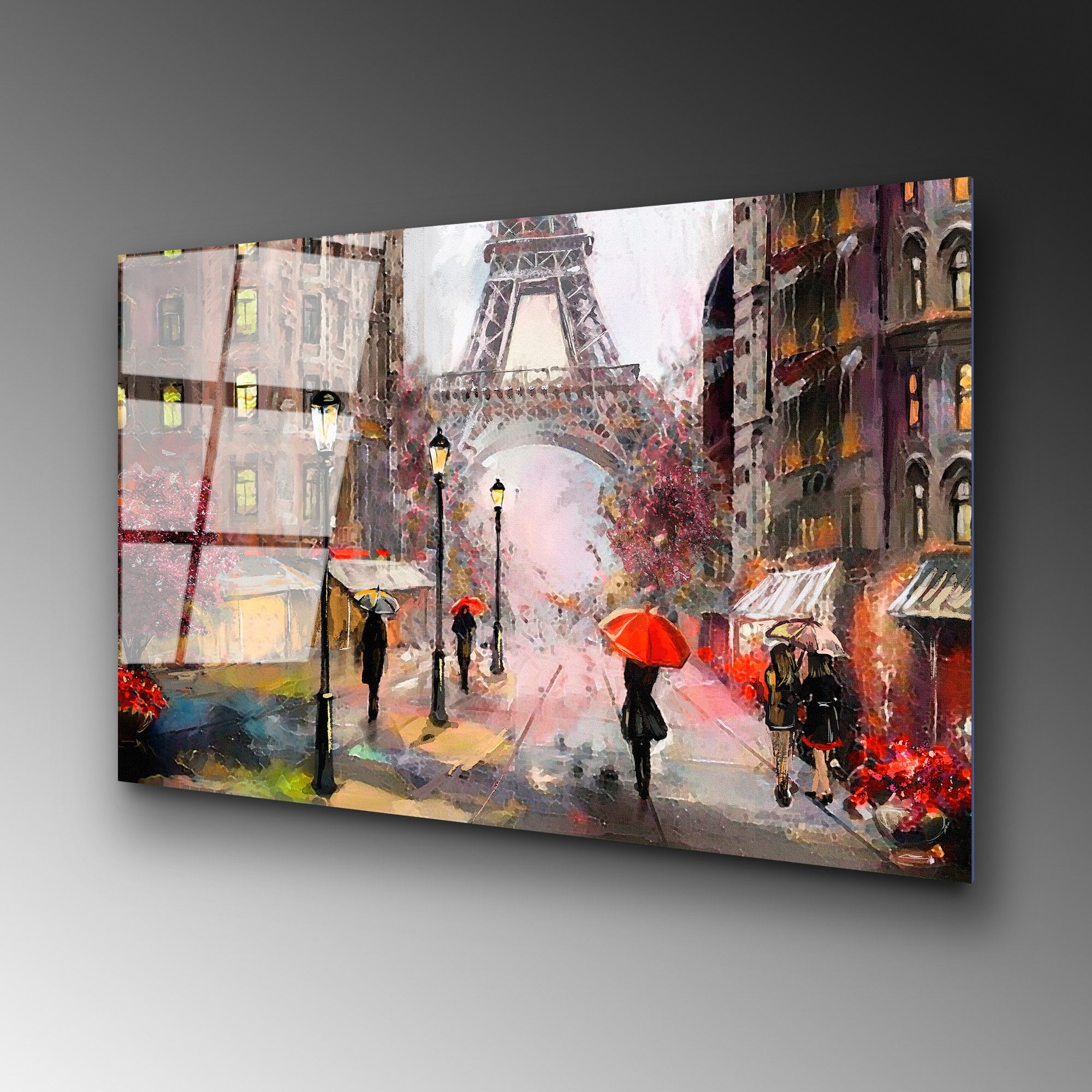 Quadro Decorativo em Vidro 100% Temperado UV-215, 70 x 100 cm, Multicolor (4 mm)