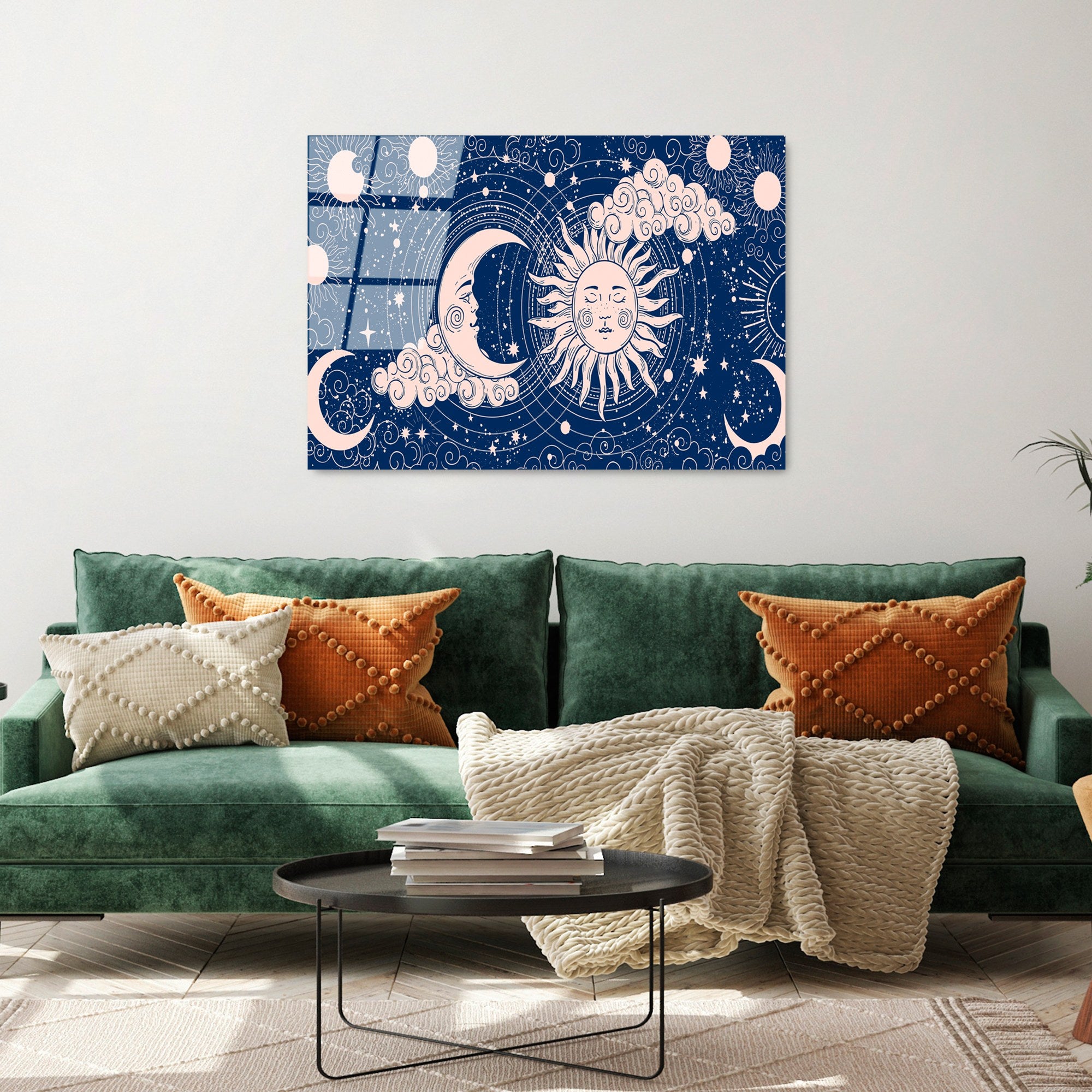 Quadro Decorativo em Vidro Temperado UV-216, 70 x 100 cm, Multicolor, Vidro 100% Temperado 4 mm (Ref. 123BZM1279)