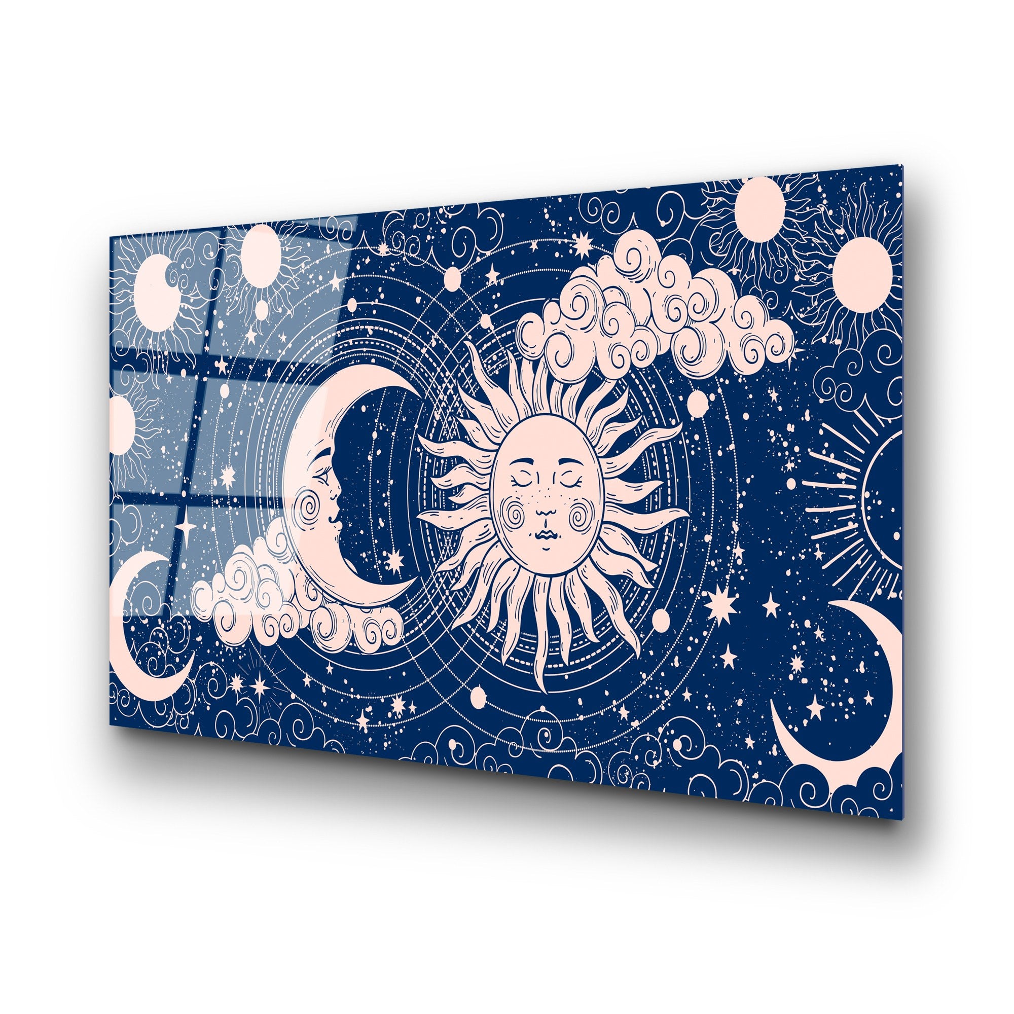 Quadro Decorativo em Vidro Temperado UV-216, 70 x 100 cm, Multicolor, Vidro 100% Temperado 4 mm (Ref. 123BZM1279)