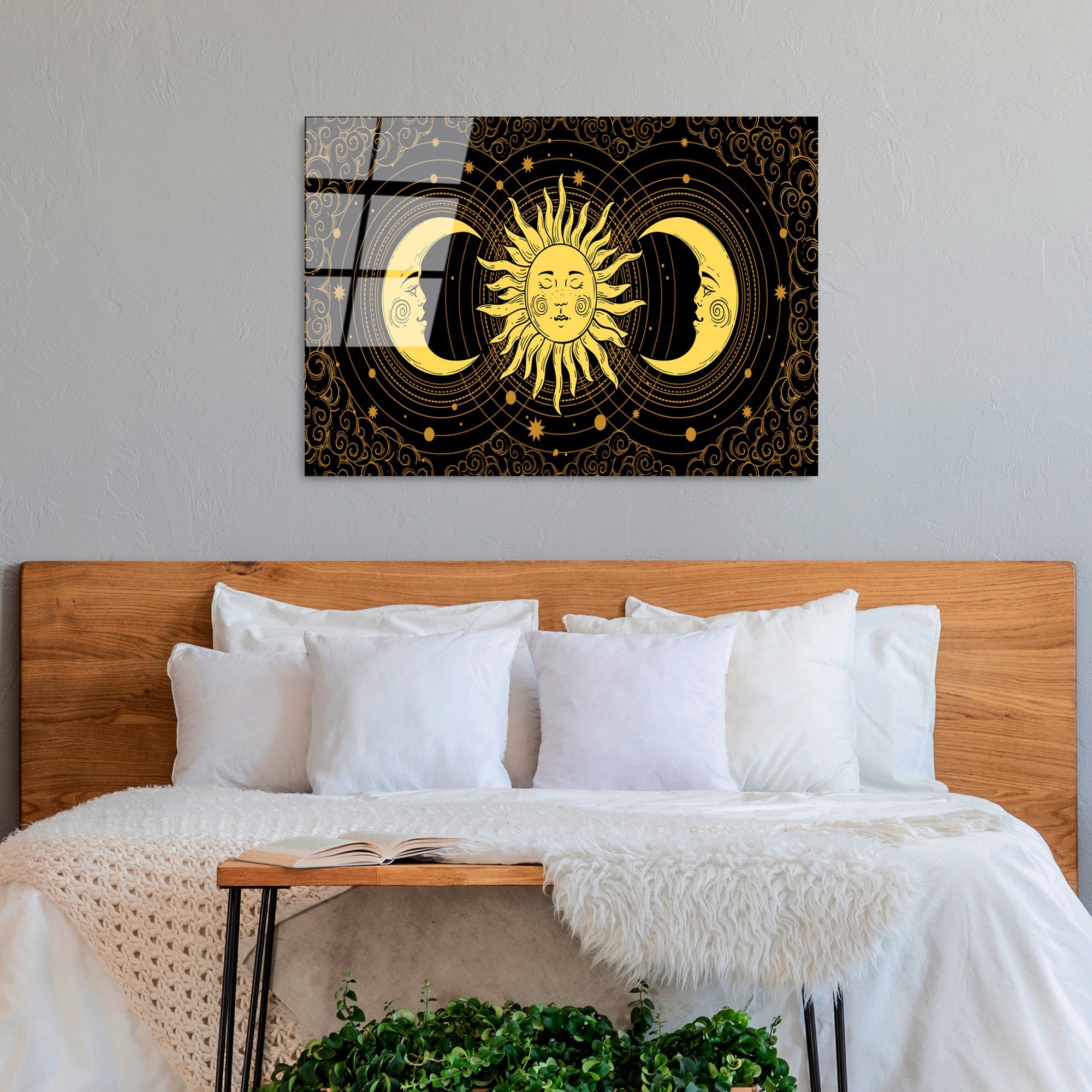 Quadro Decorativo 100% Vidro Temperado UV-217, 70 x 100 cm, Multicolor (4 mm)