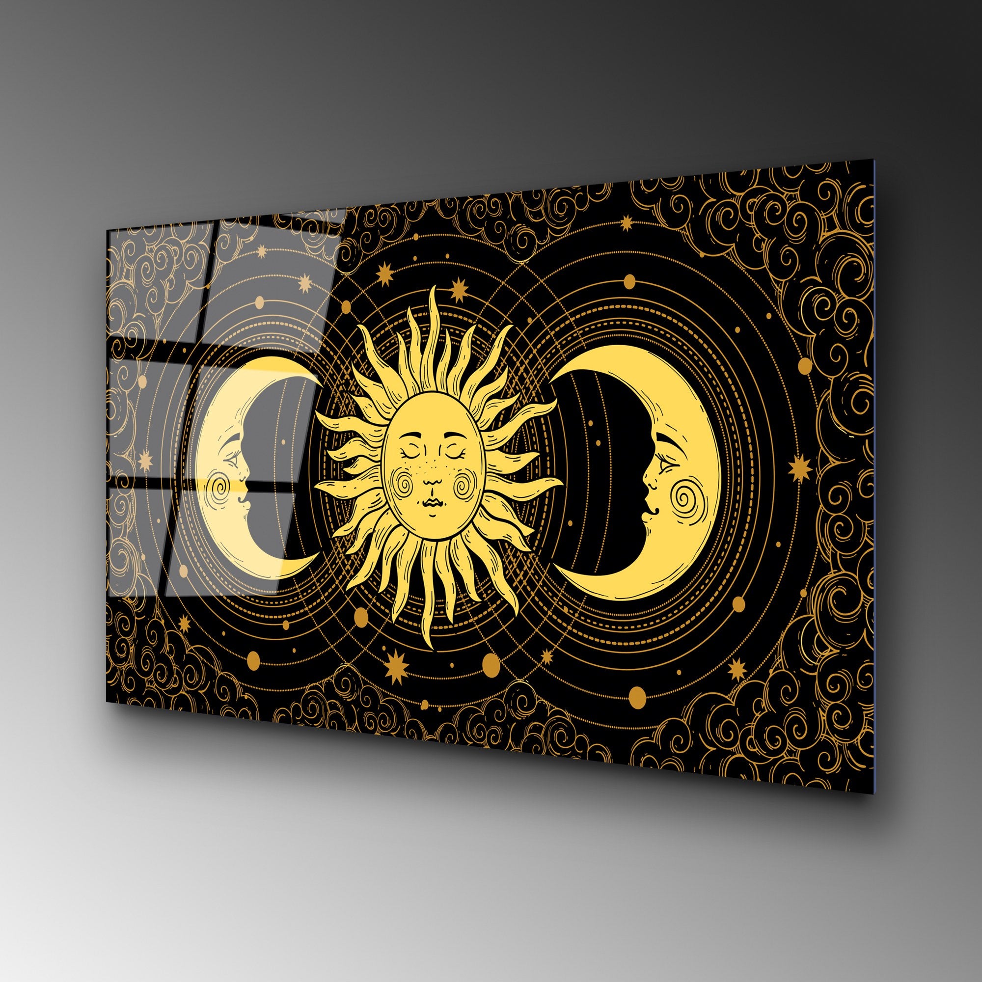 Quadro Decorativo 100% Vidro Temperado UV-217, 70 x 100 cm, Multicolor (4 mm)