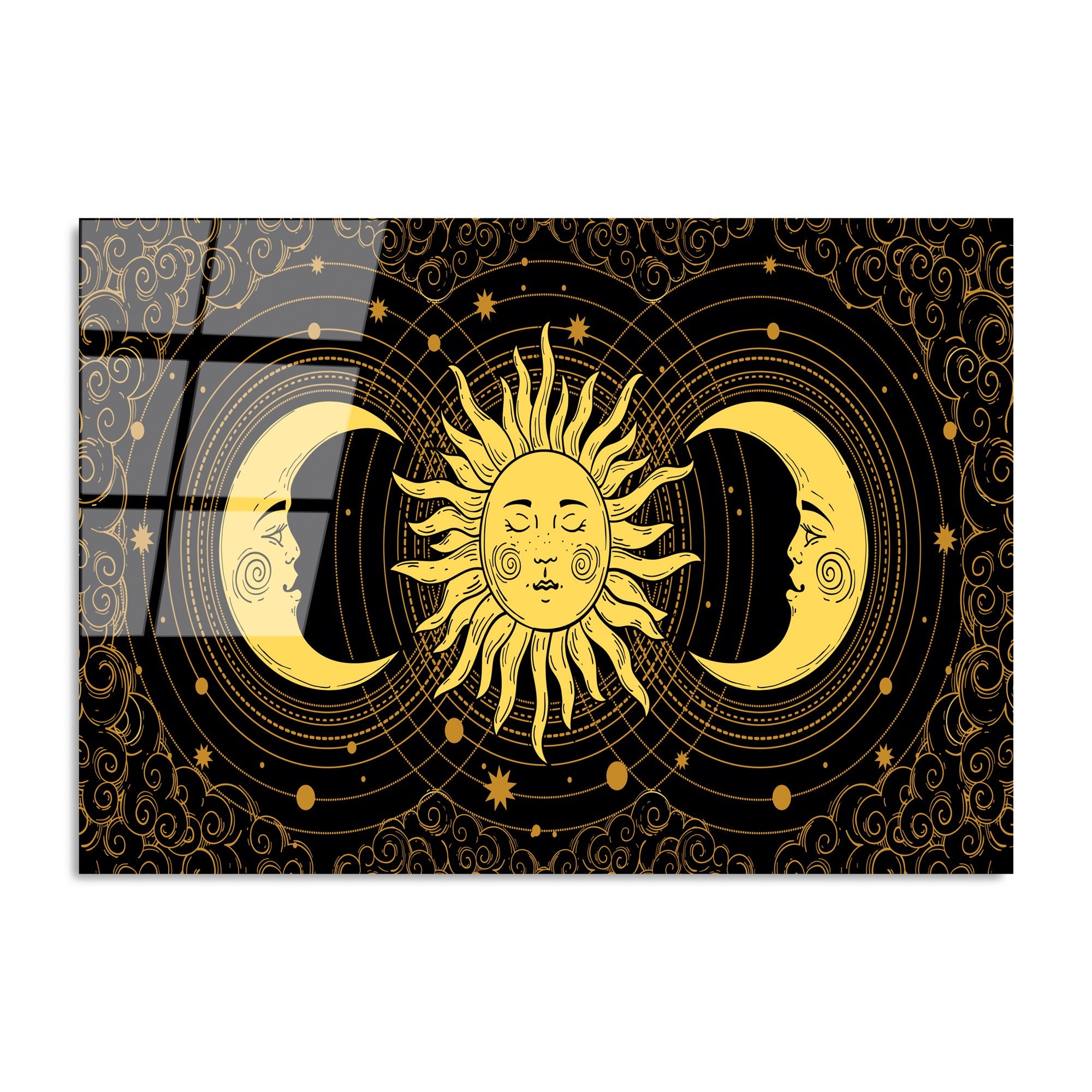 Quadro Decorativo 100% Vidro Temperado UV-217, 70 x 100 cm, Multicolor (4 mm)