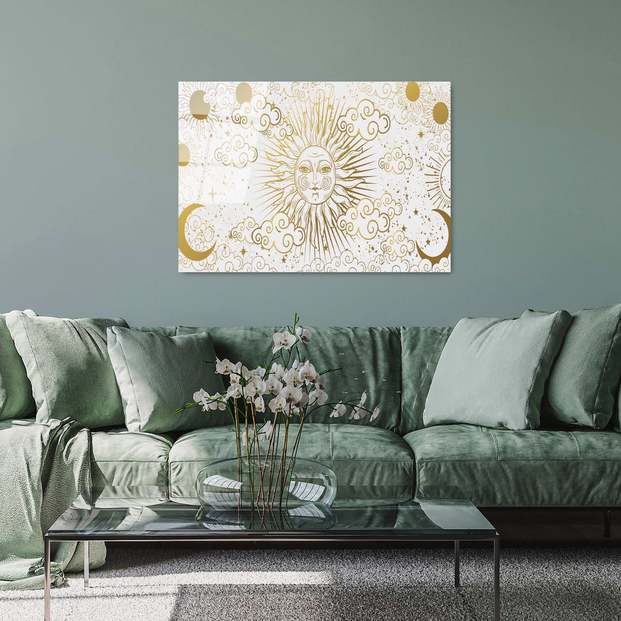 Quadro Decorativo em Vidro Temperado 4 mm, 70 x 100 cm, Multicolor – UV-218 (Ref. 123BZM1281)