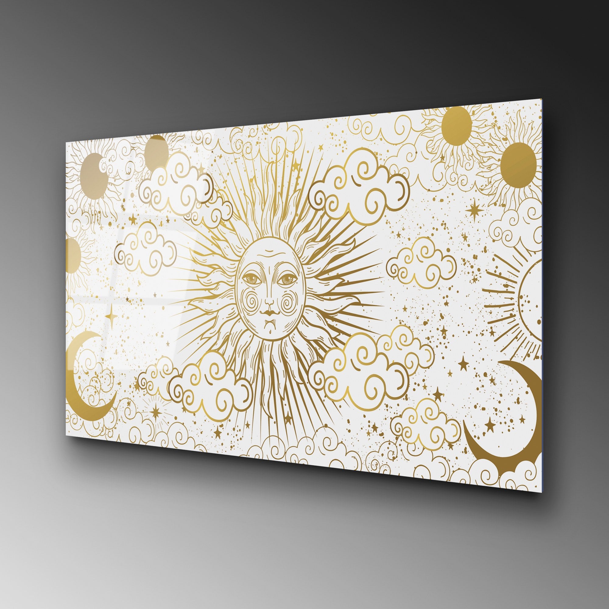 Quadro Decorativo em Vidro Temperado 4 mm, 70 x 100 cm, Multicolor – UV-218 (Ref. 123BZM1281)