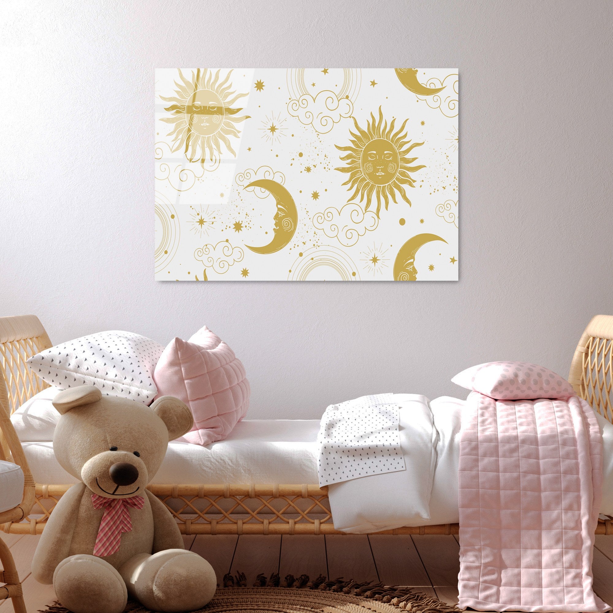 Quadro Decorativo em Vidro Temperado 4 mm UV-219 - 70 x 100 cm - Multicolor