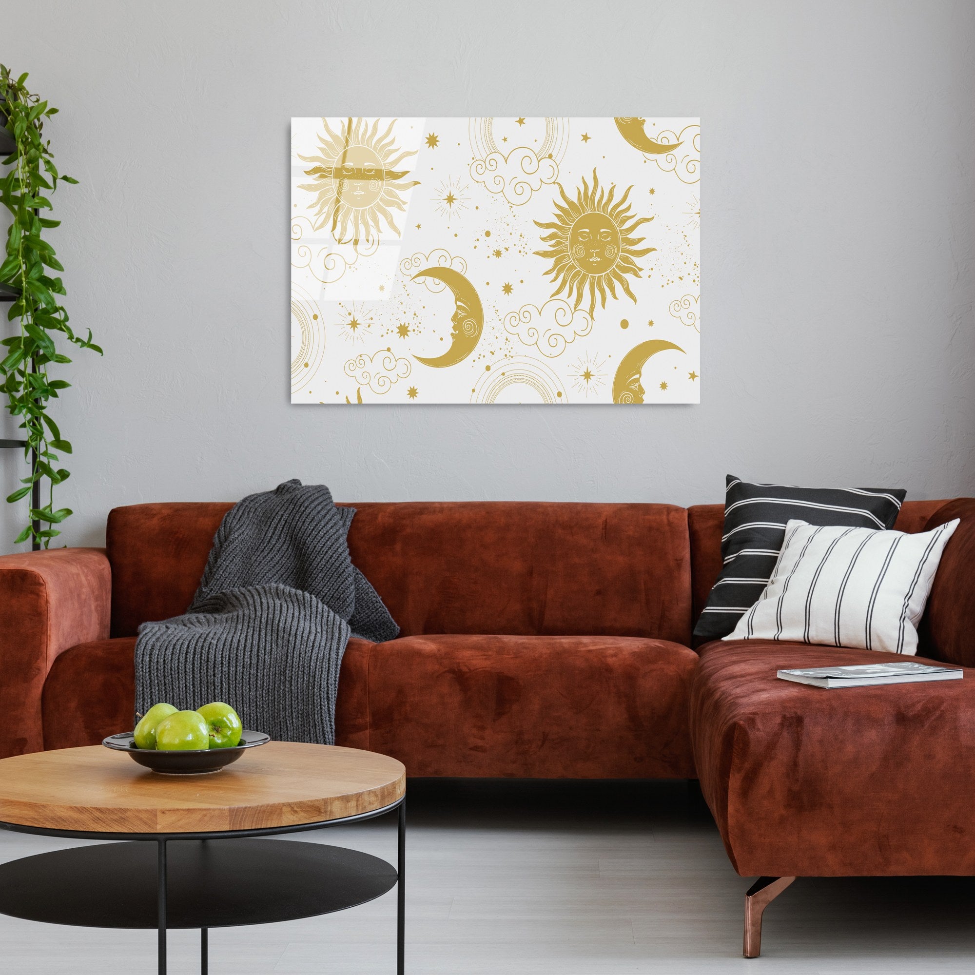 Quadro Decorativo em Vidro Temperado 4 mm UV-219 - 70 x 100 cm - Multicolor