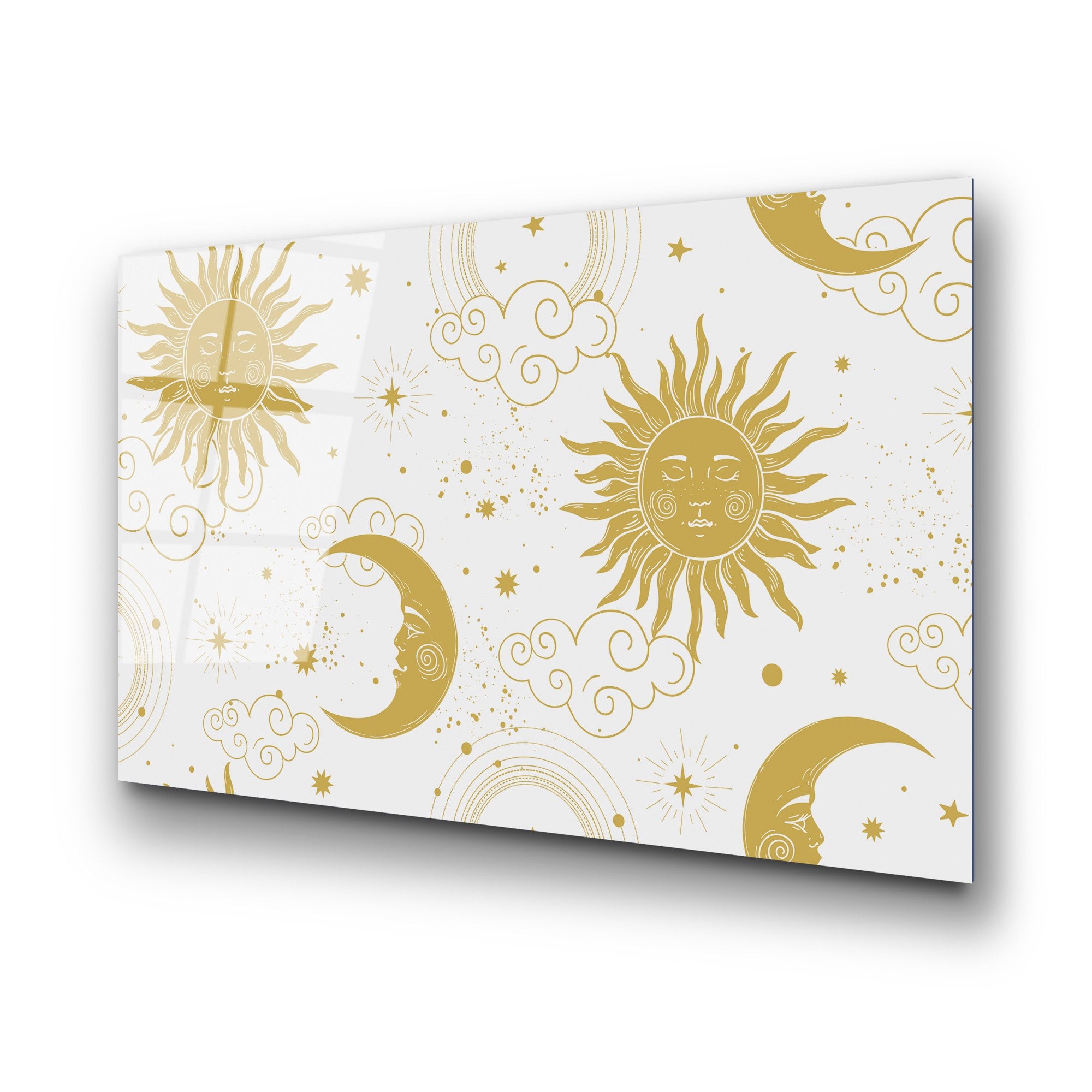 Quadro Decorativo em Vidro Temperado 4 mm UV-219 - 70 x 100 cm - Multicolor