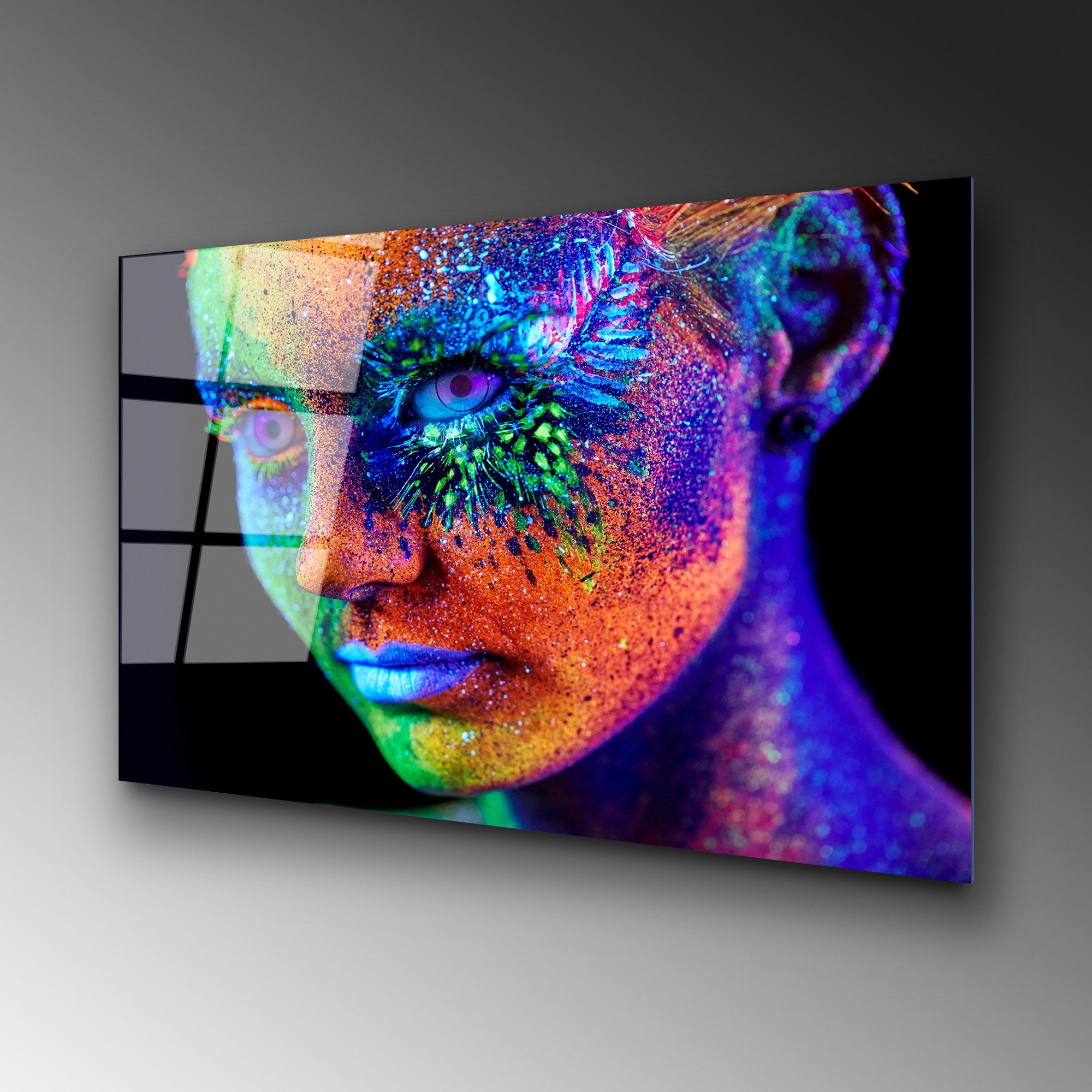 Quadro Decorativo em Vidro Temperado 100% (4 mm) UV-220, 70 x 100 cm, Multicolor