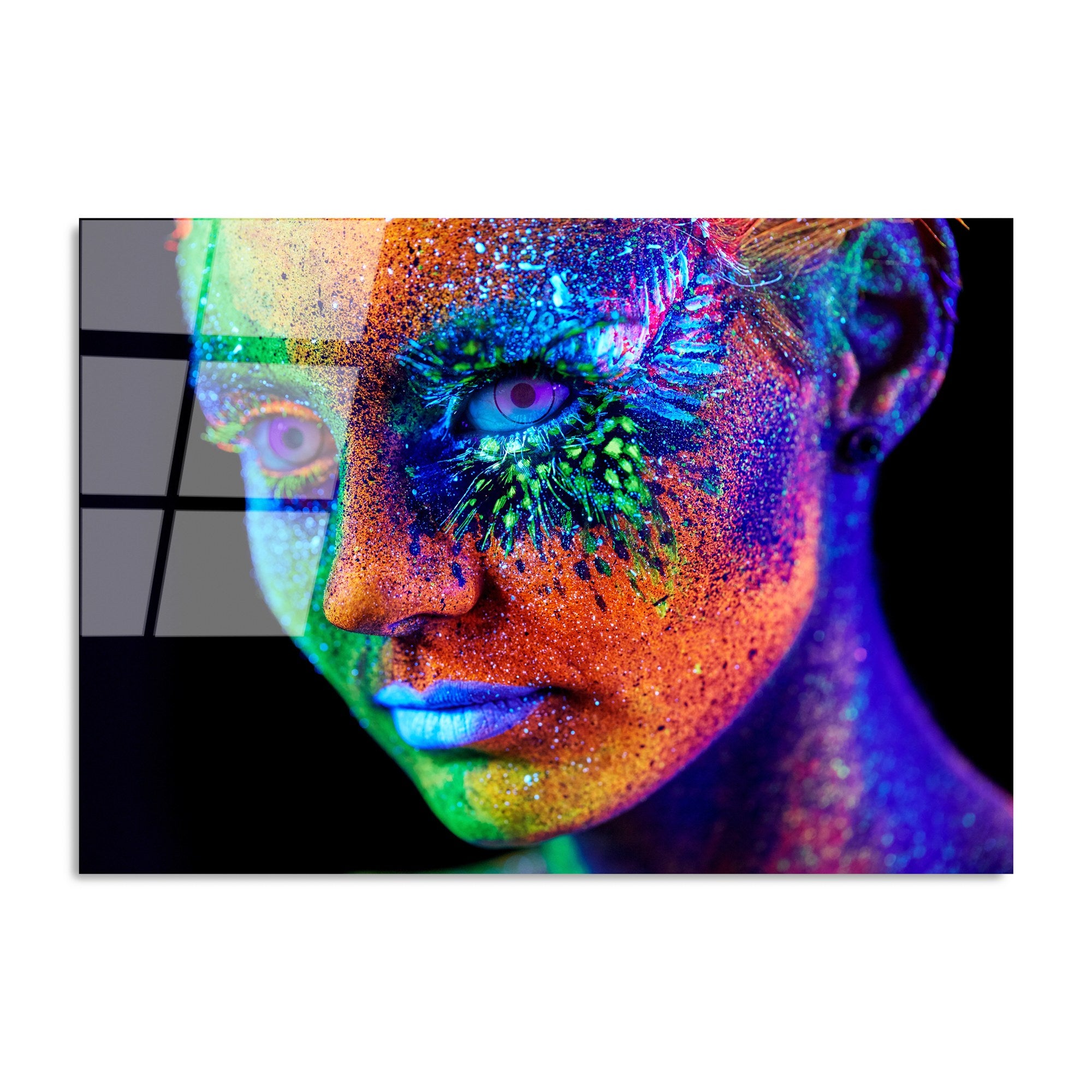 Quadro Decorativo em Vidro Temperado 100% (4 mm) UV-220, 70 x 100 cm, Multicolor