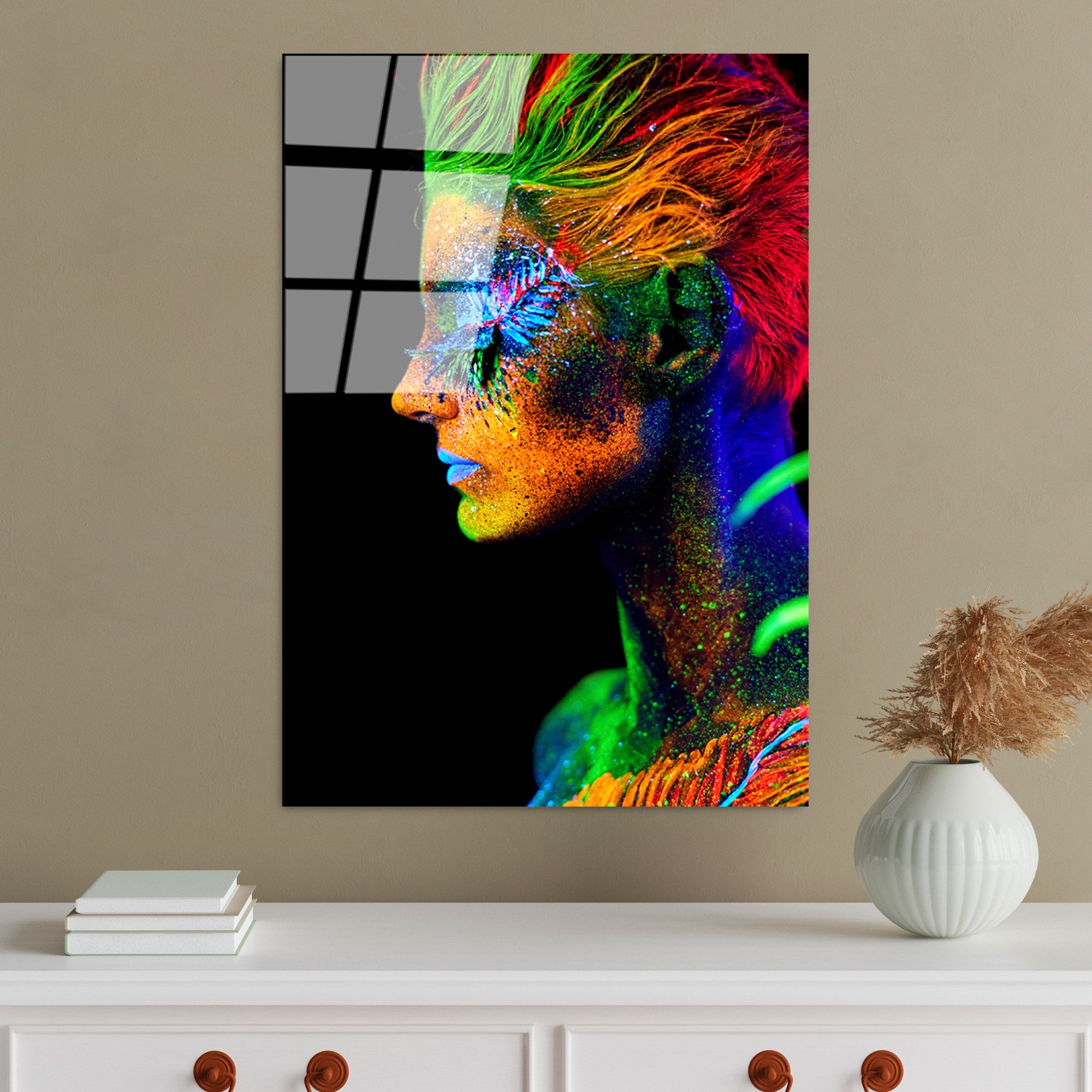 Quadro Decorativo em 100% Vidro Temperado Multicolor 70 x 100 cm (4 mm) – UV-221