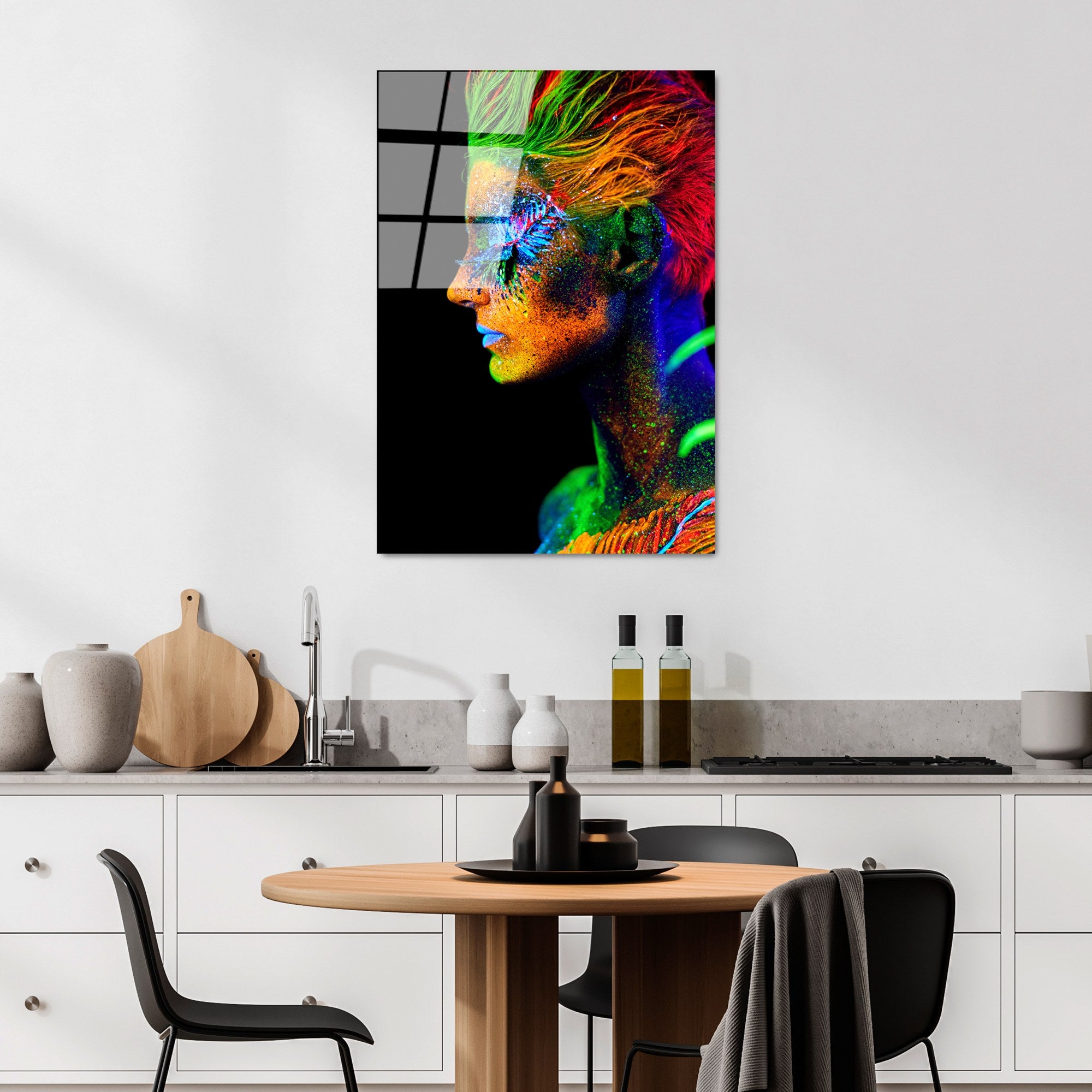 Quadro Decorativo em 100% Vidro Temperado Multicolor 70 x 100 cm (4 mm) – UV-221